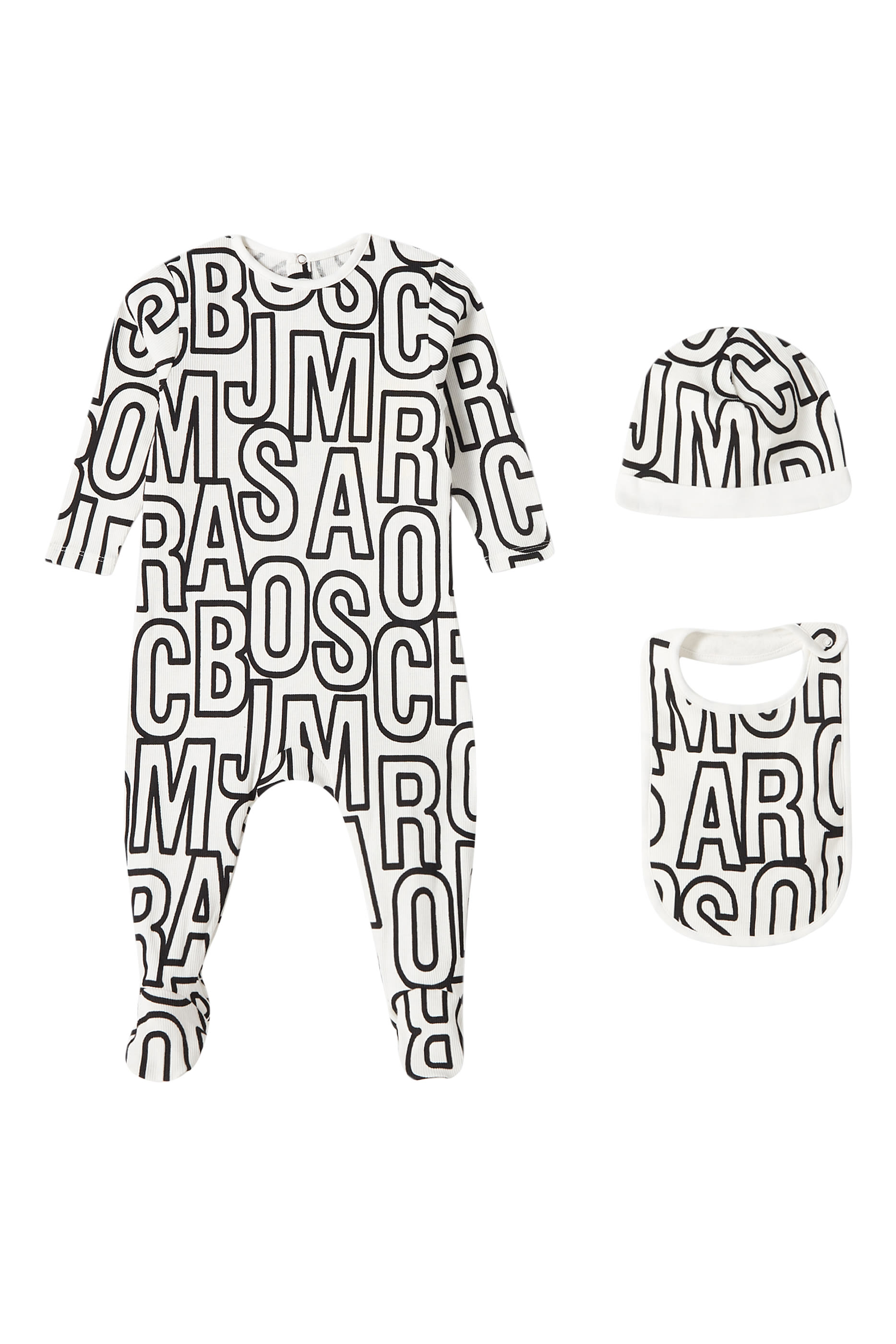 Kids Graphic Logo Bodysuit, Set of 3