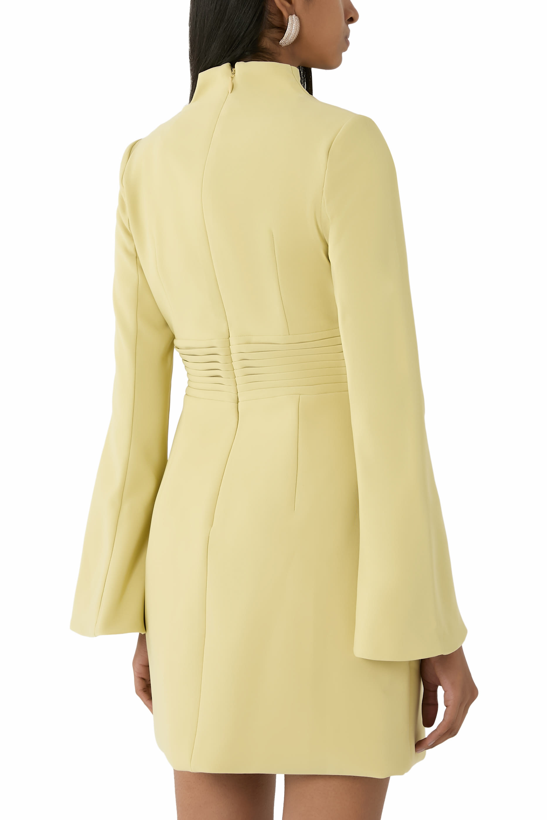 Gemma Rose Button Mini Dress