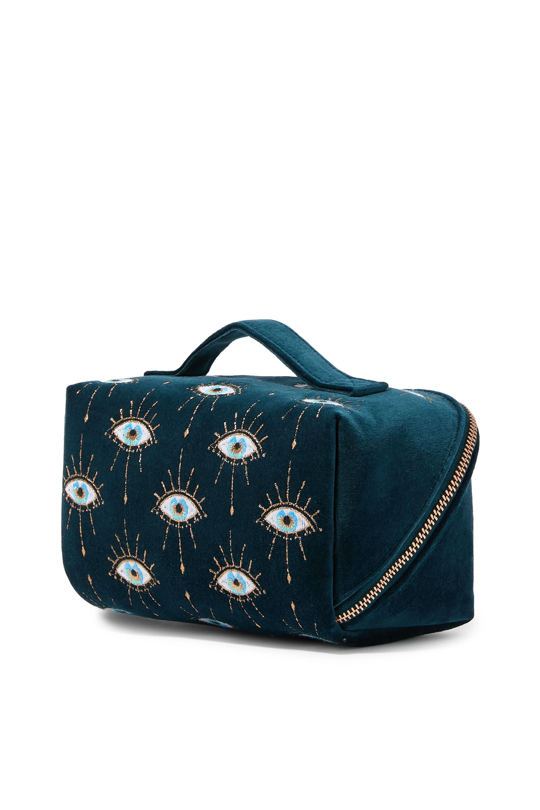 Mystical Eye Open Flat Makeup Bag 