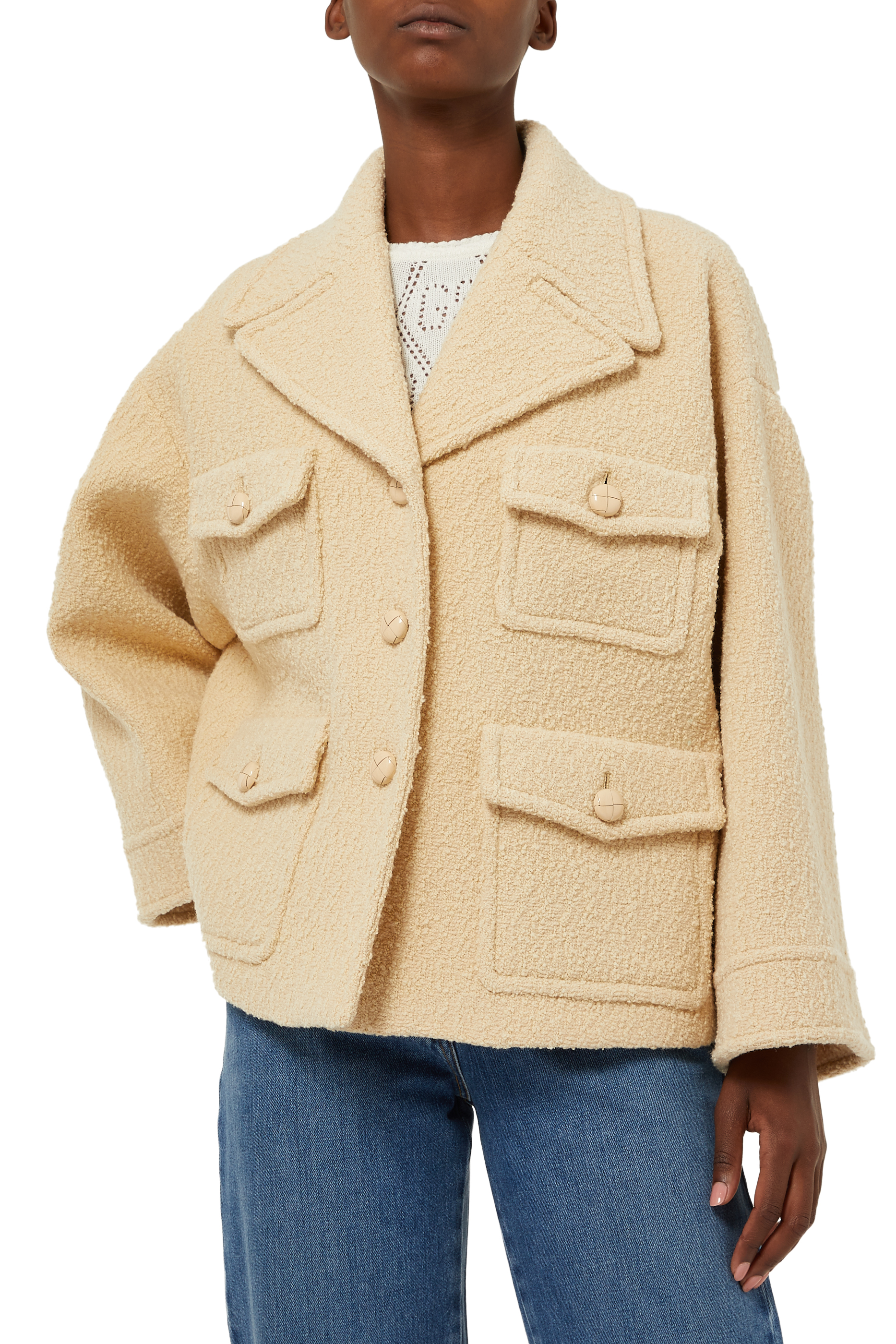 Soft Tweed Boucl&eacute; Jacket