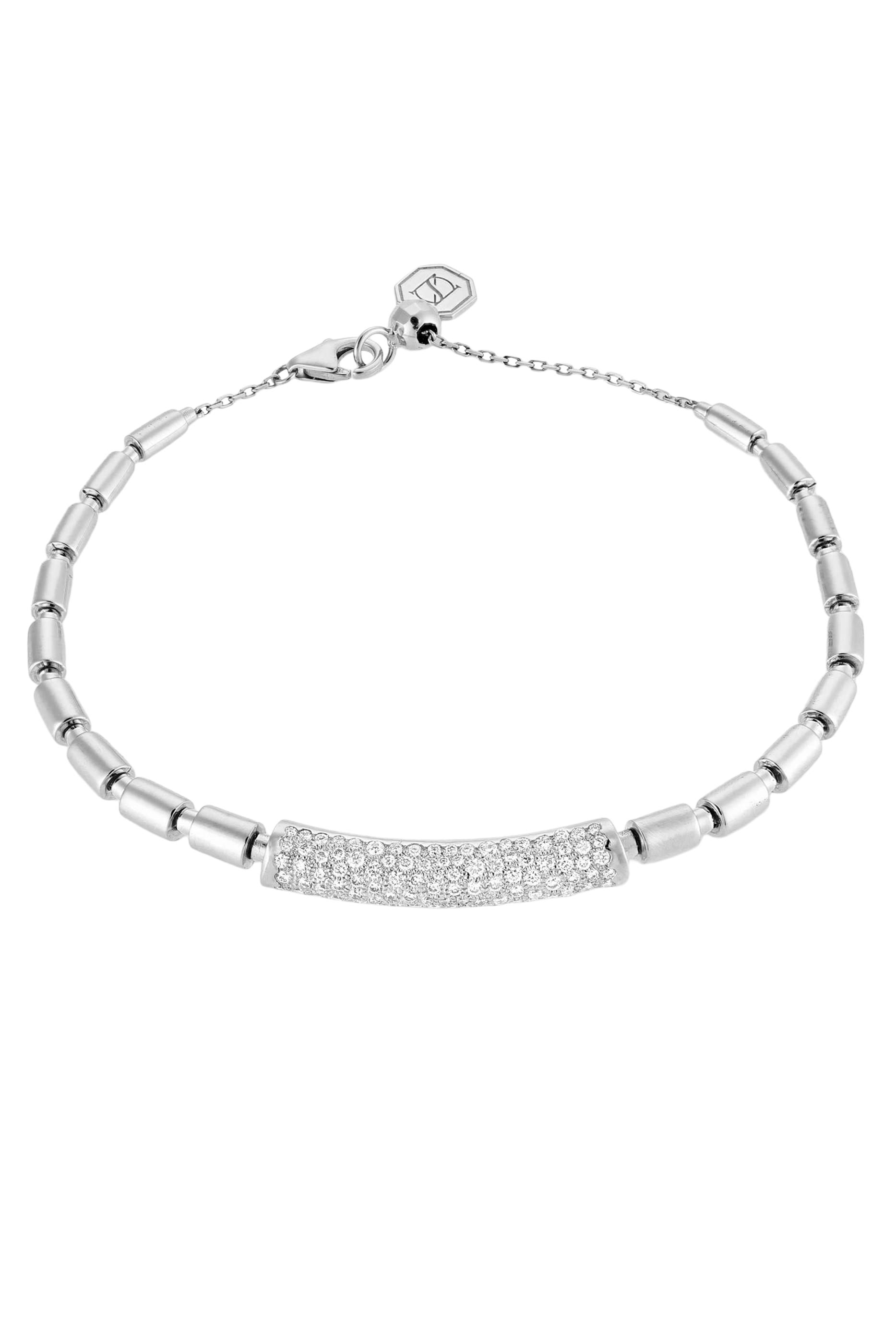  Iteru Bracelet, 18k White Gold & Diamonds