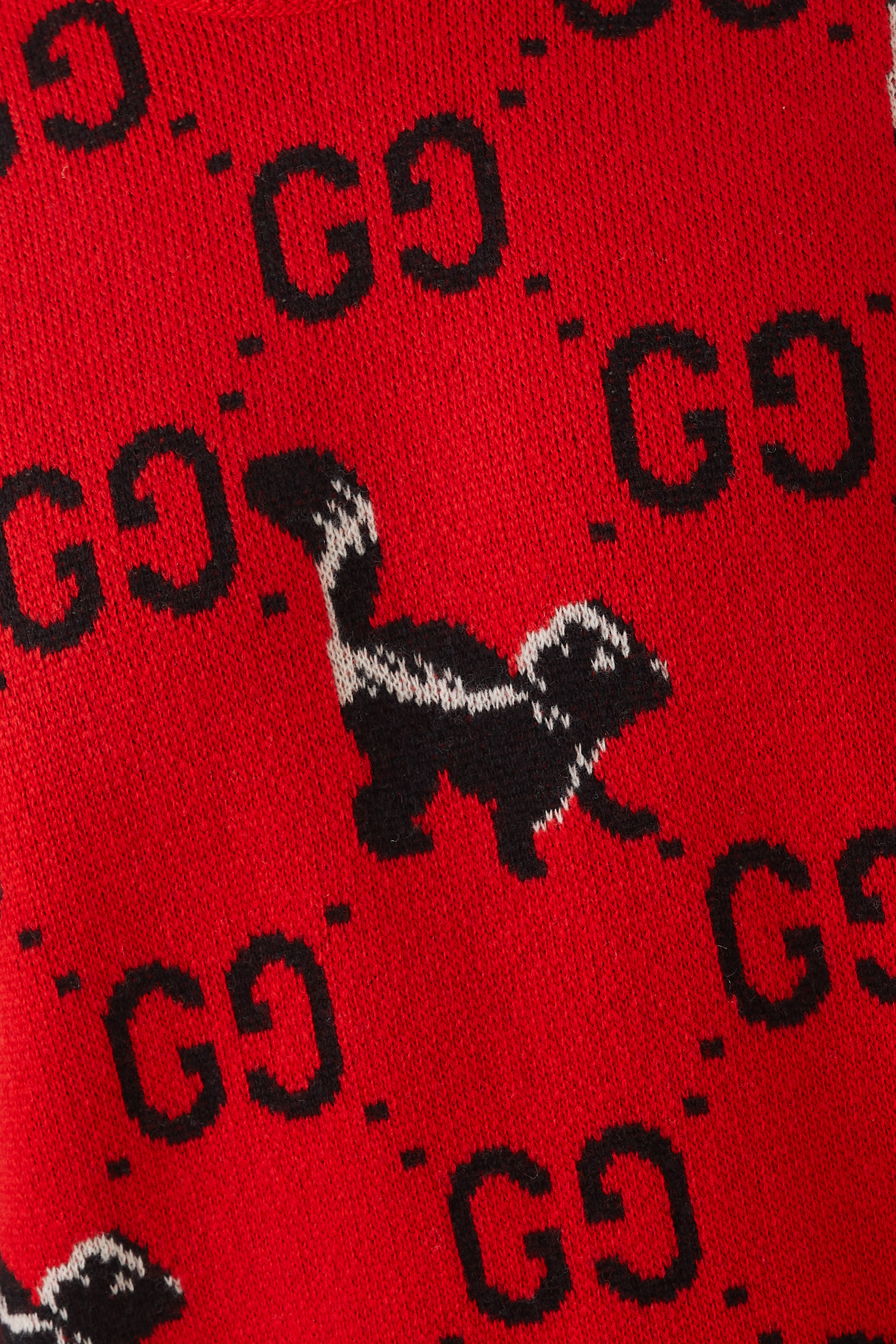Buy Gucci GG Skunk Wool Knit Sweater for Mens Online