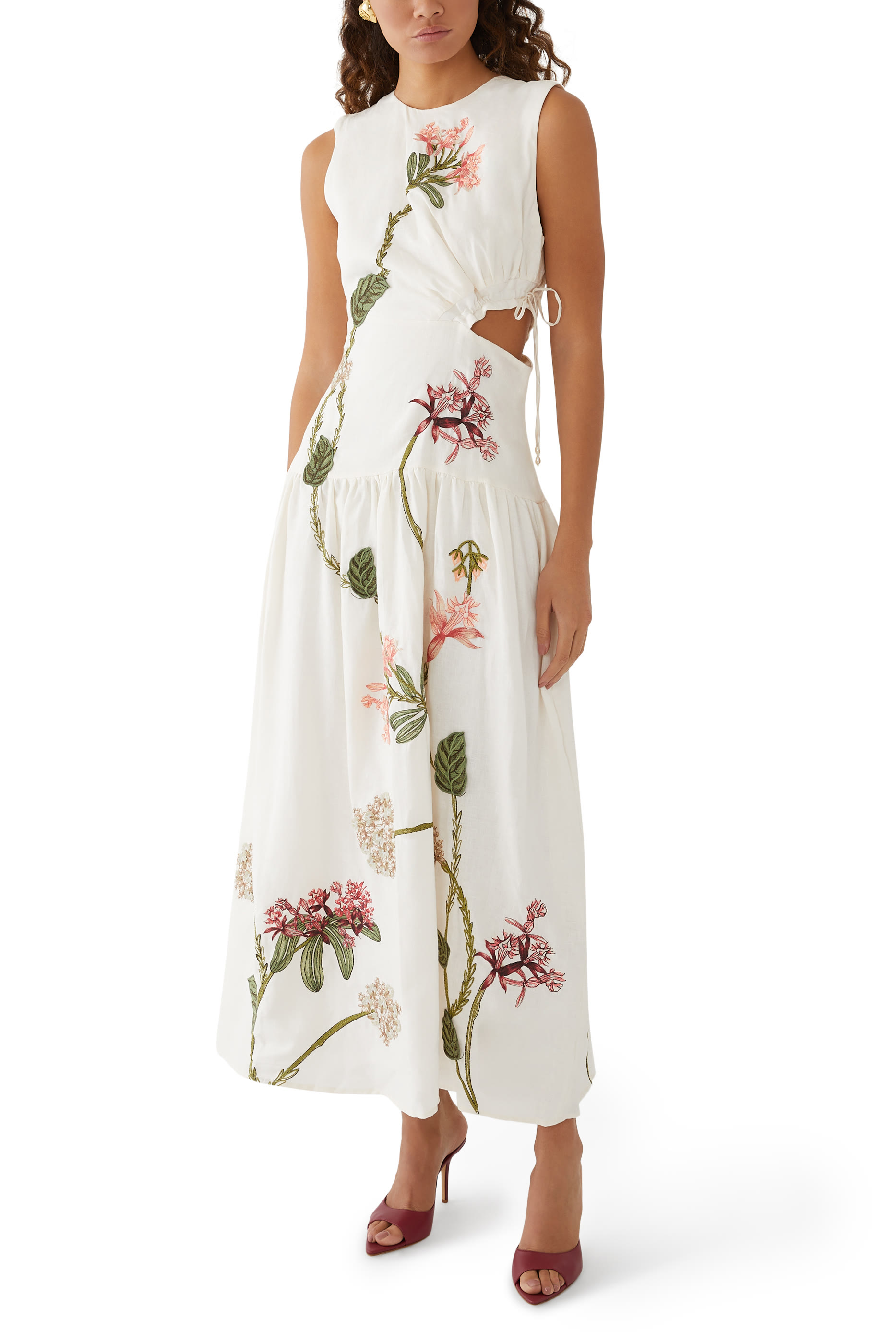 Oto&ntilde;o Orquidea Midi Dress