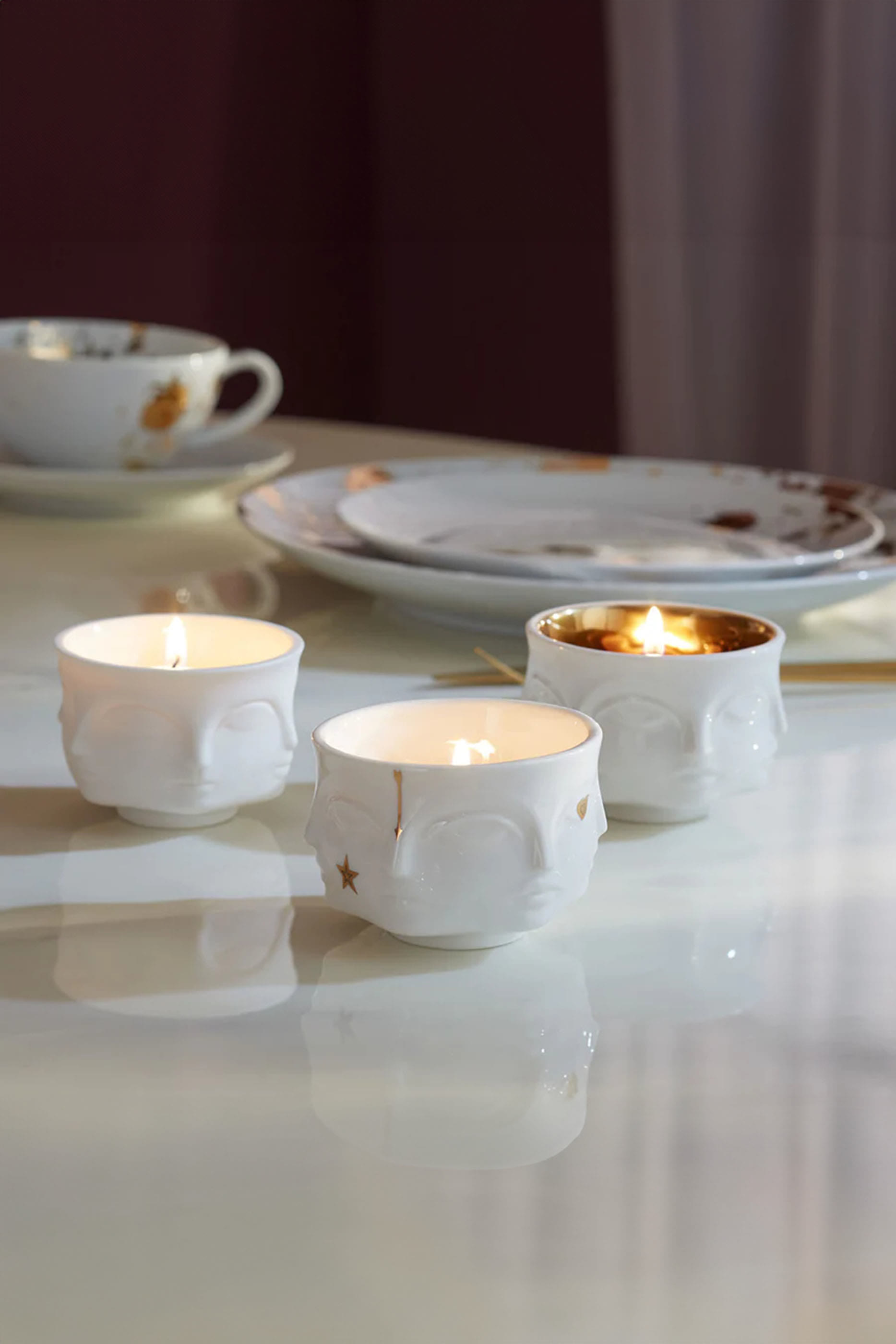 Gilded Muse Votive Holder