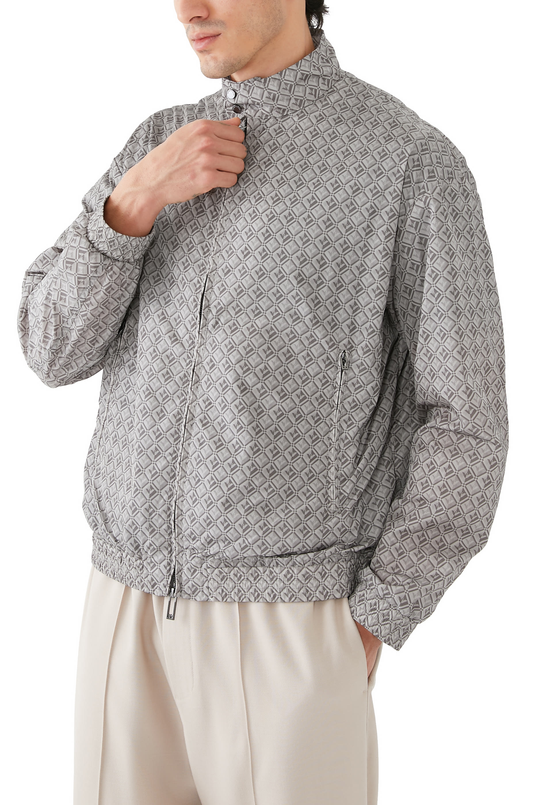 Micro Logo Nylon Jacket