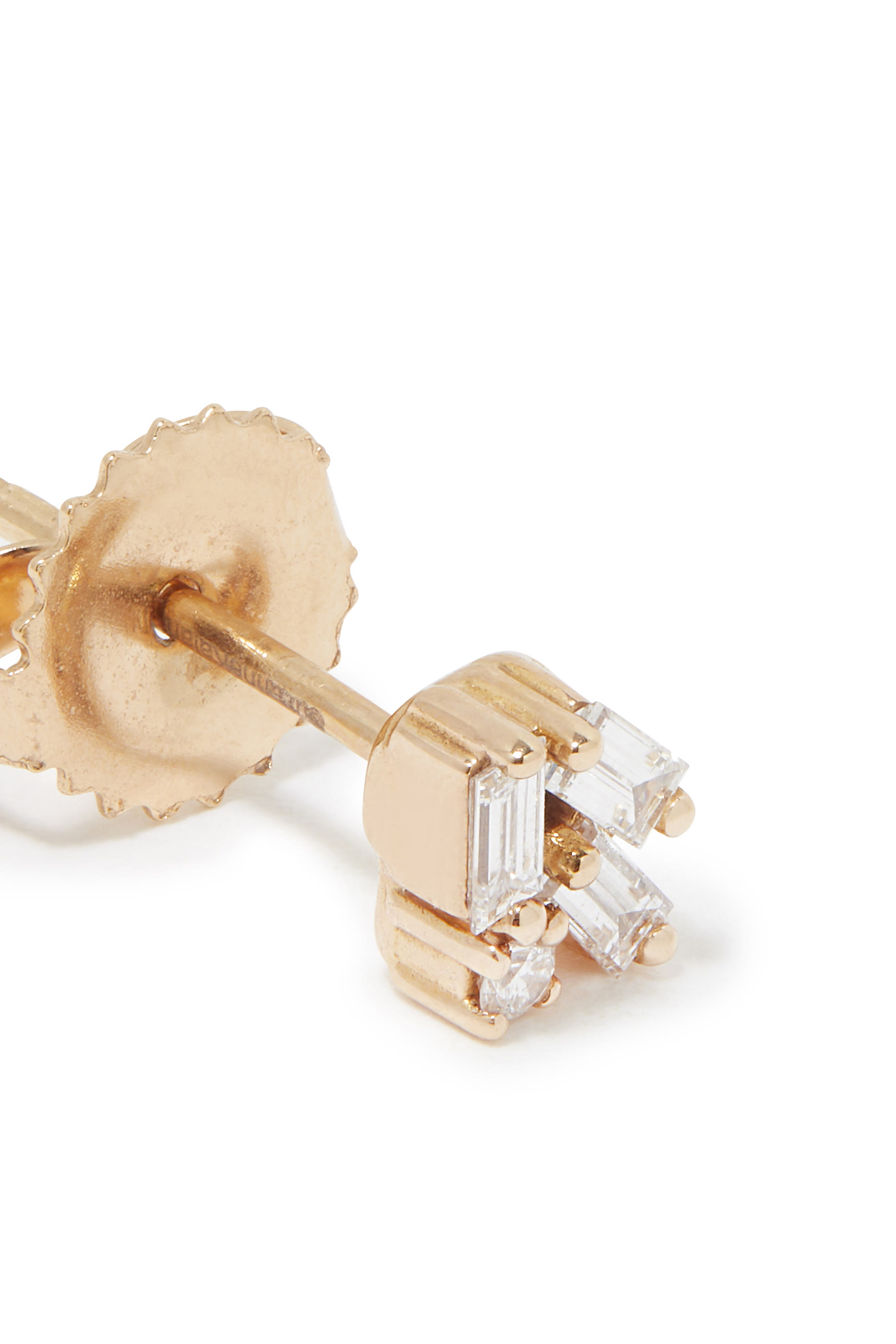 Bold Cluster Studs, 18K Rose Gold & Diamonds