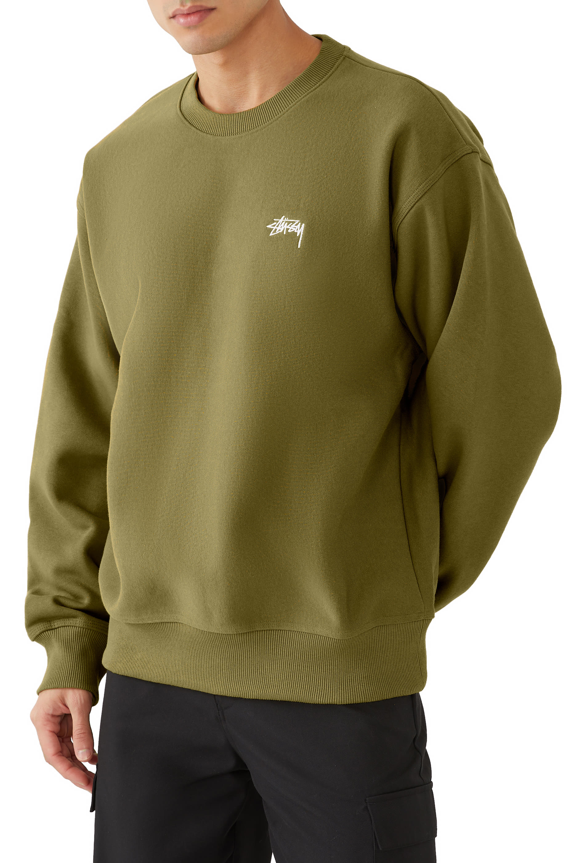 Stock Logo Crew Sweatshirt