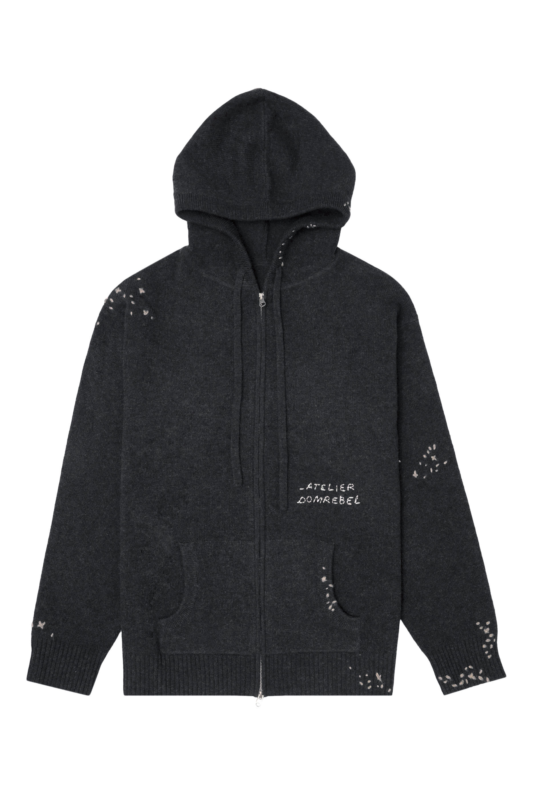 Office Knit Zip Hoodie