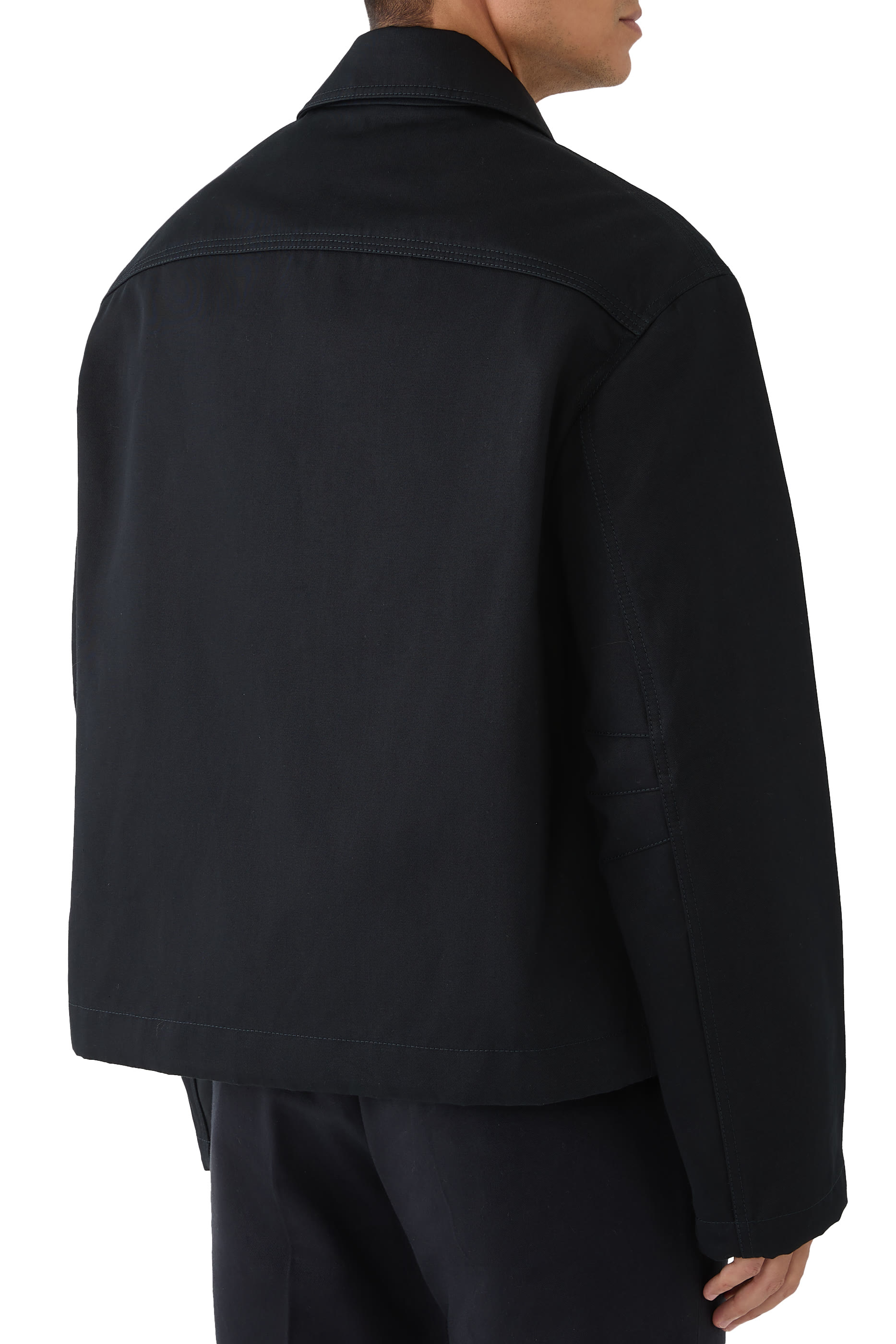 Embossed Gabardine Jacket