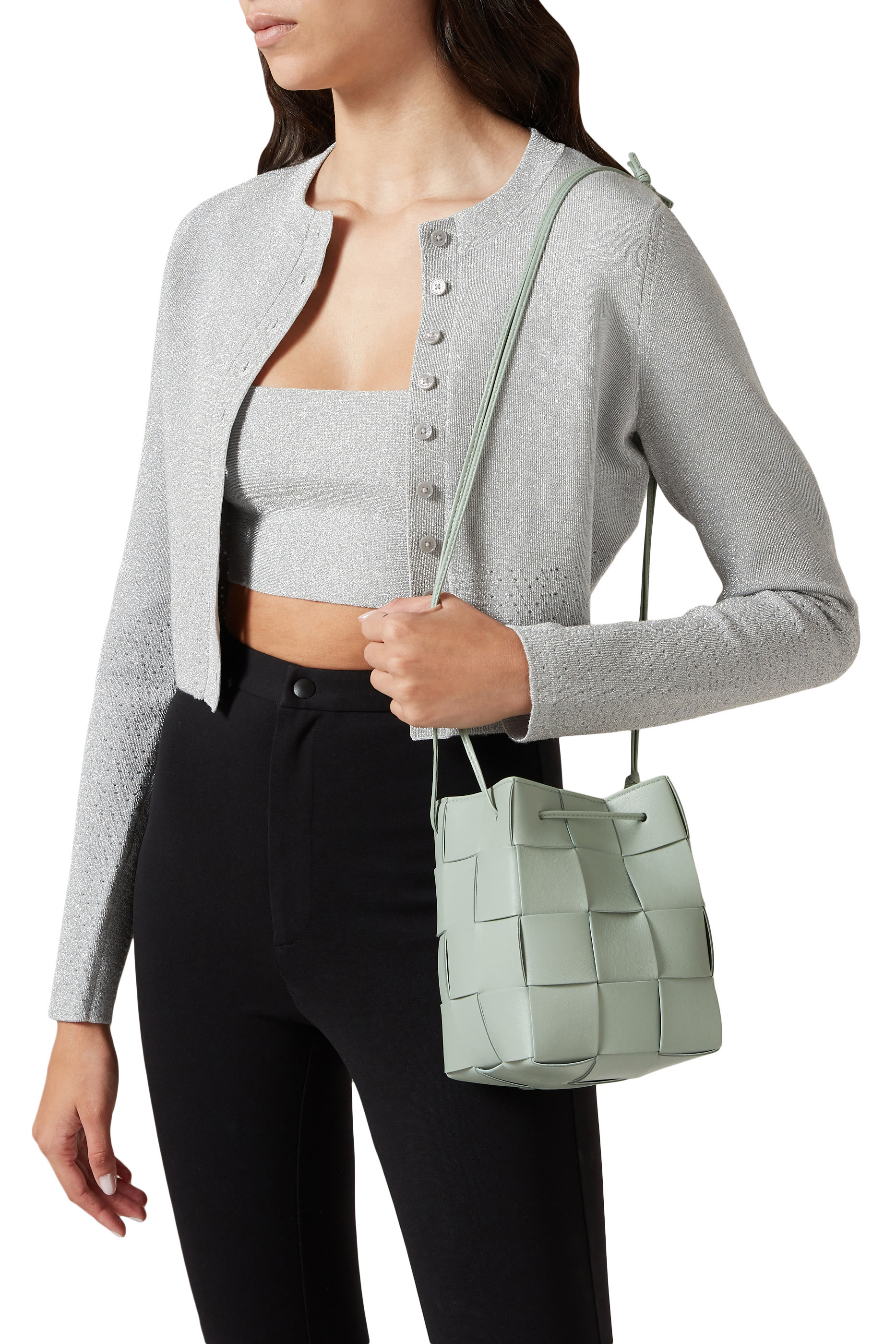 Small Cassette Bucket Bag