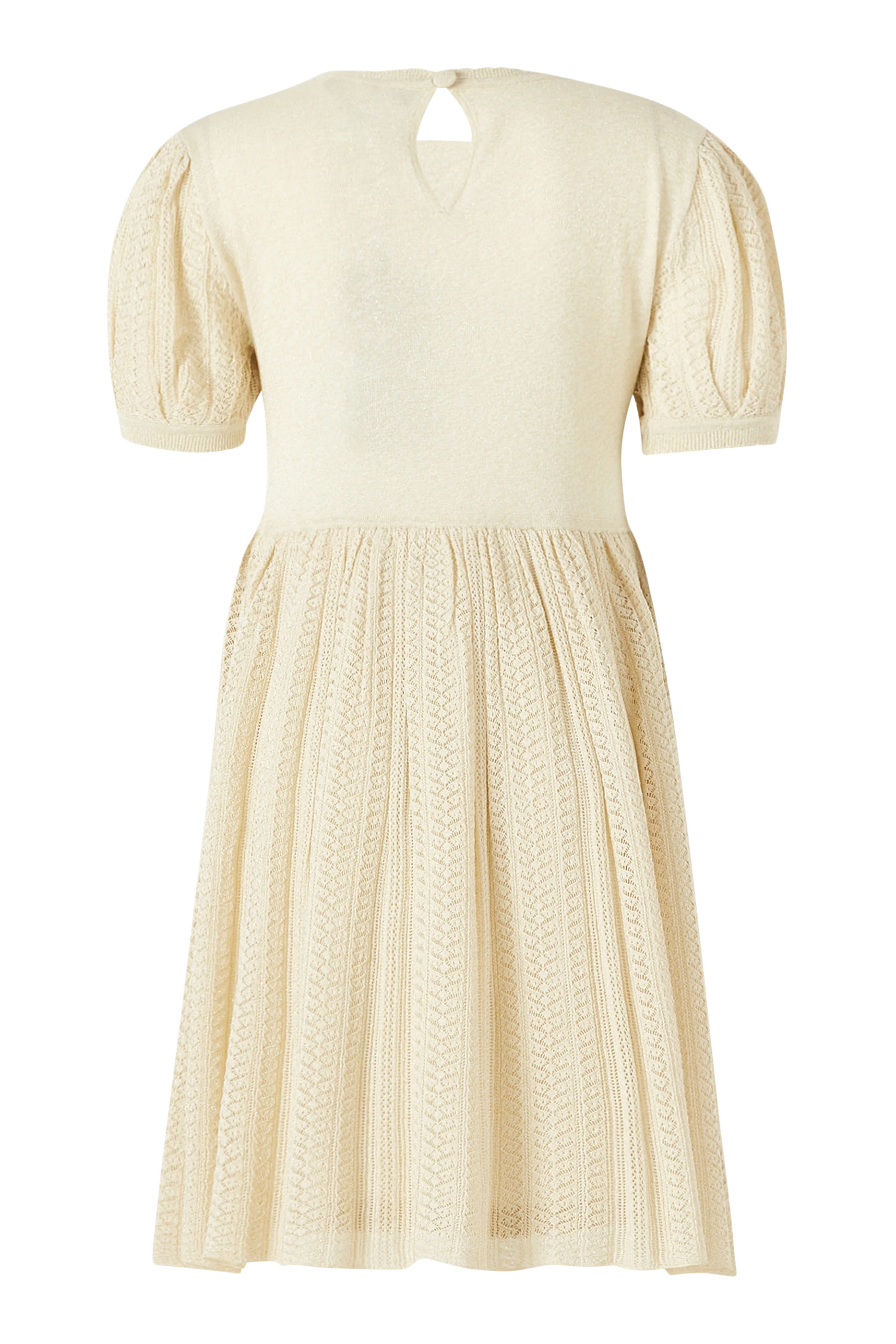 Kids Metallic Thread Detail Dress