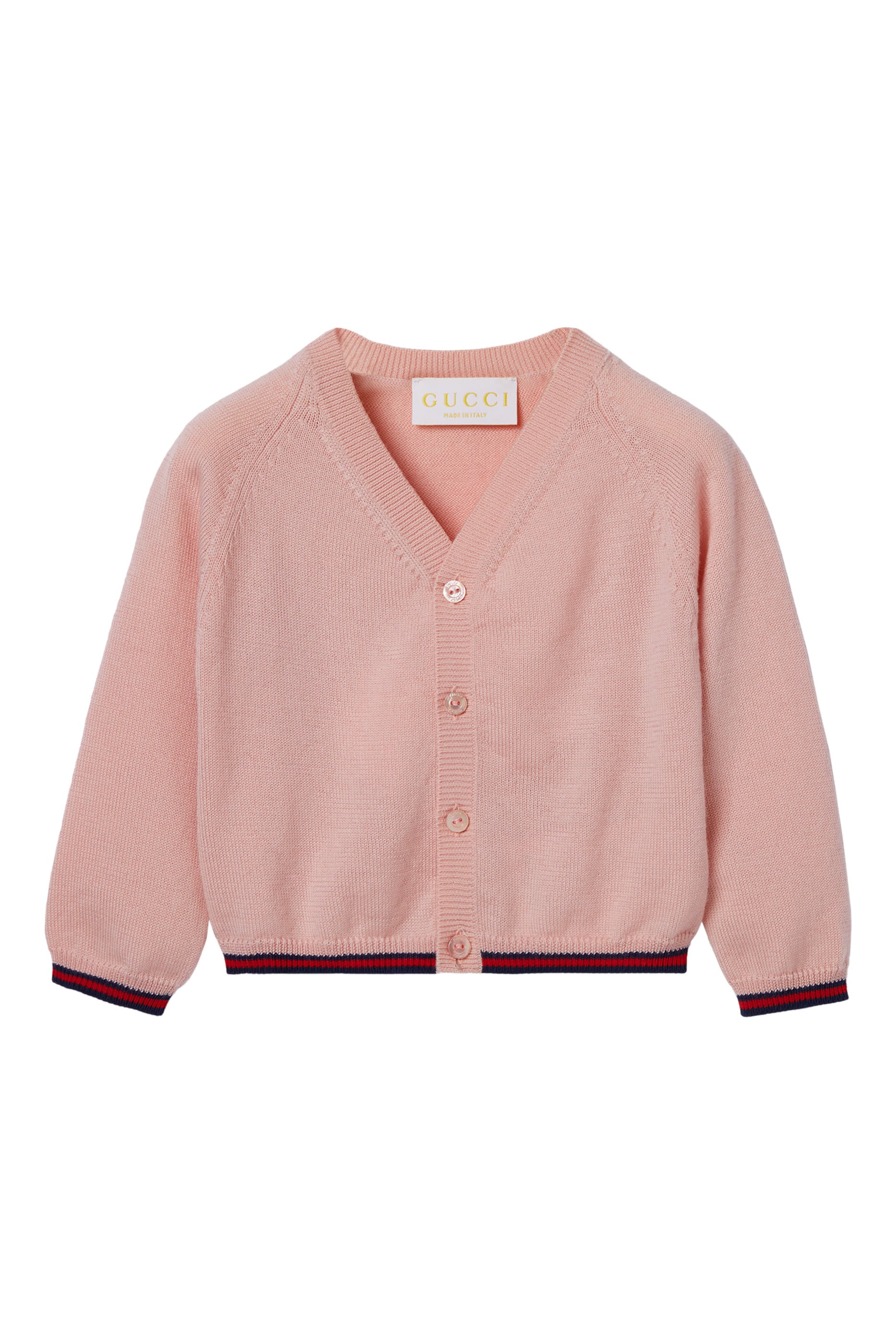 Kids Wool Cardigan with Web
