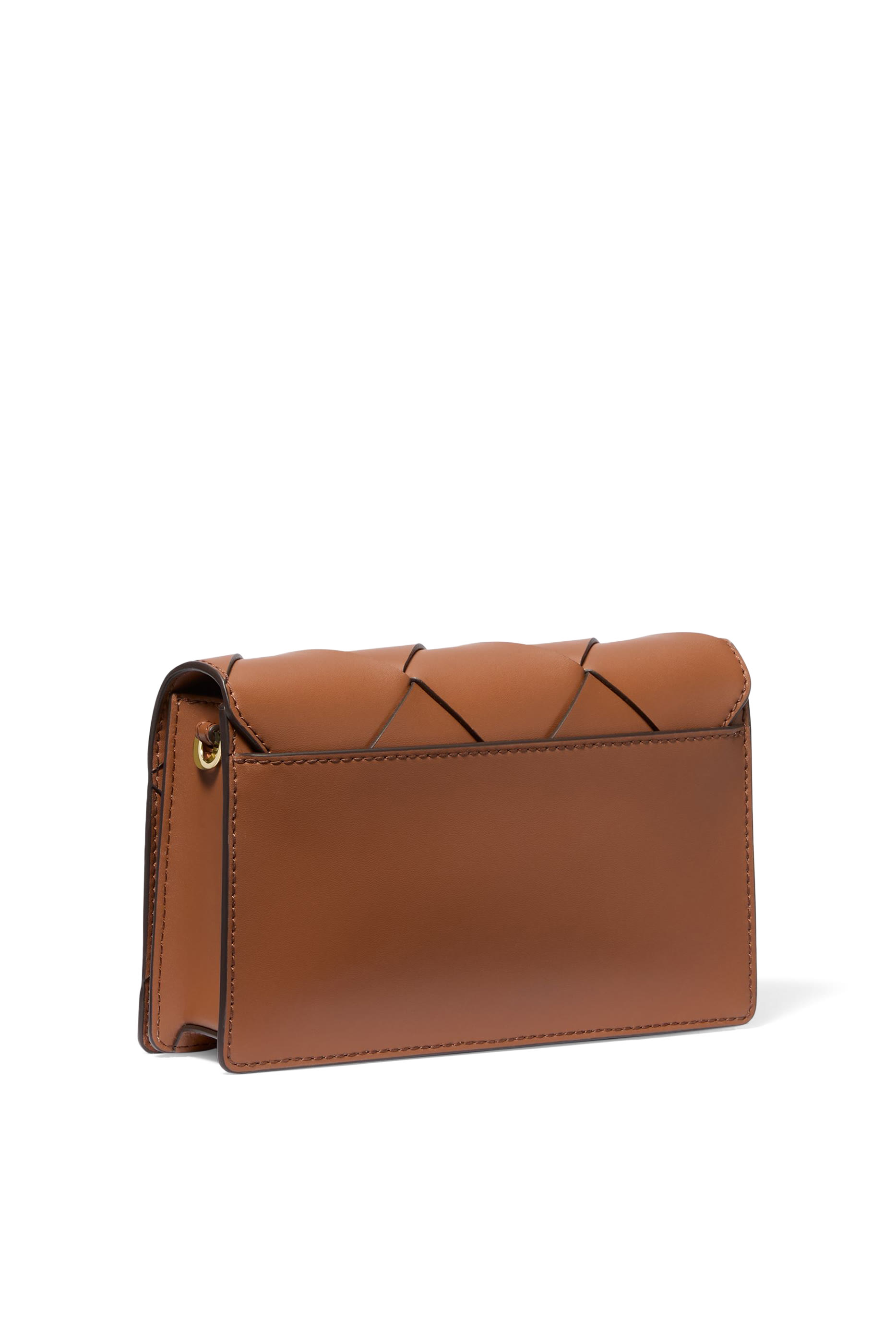  Jet Set Medium Woven Leather Crossbody Bag