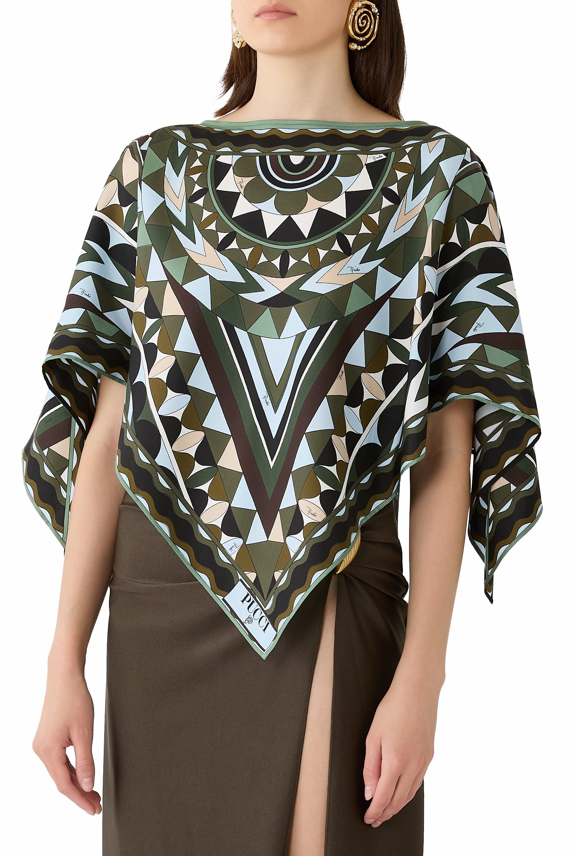 Manuba Print Kaftan Top