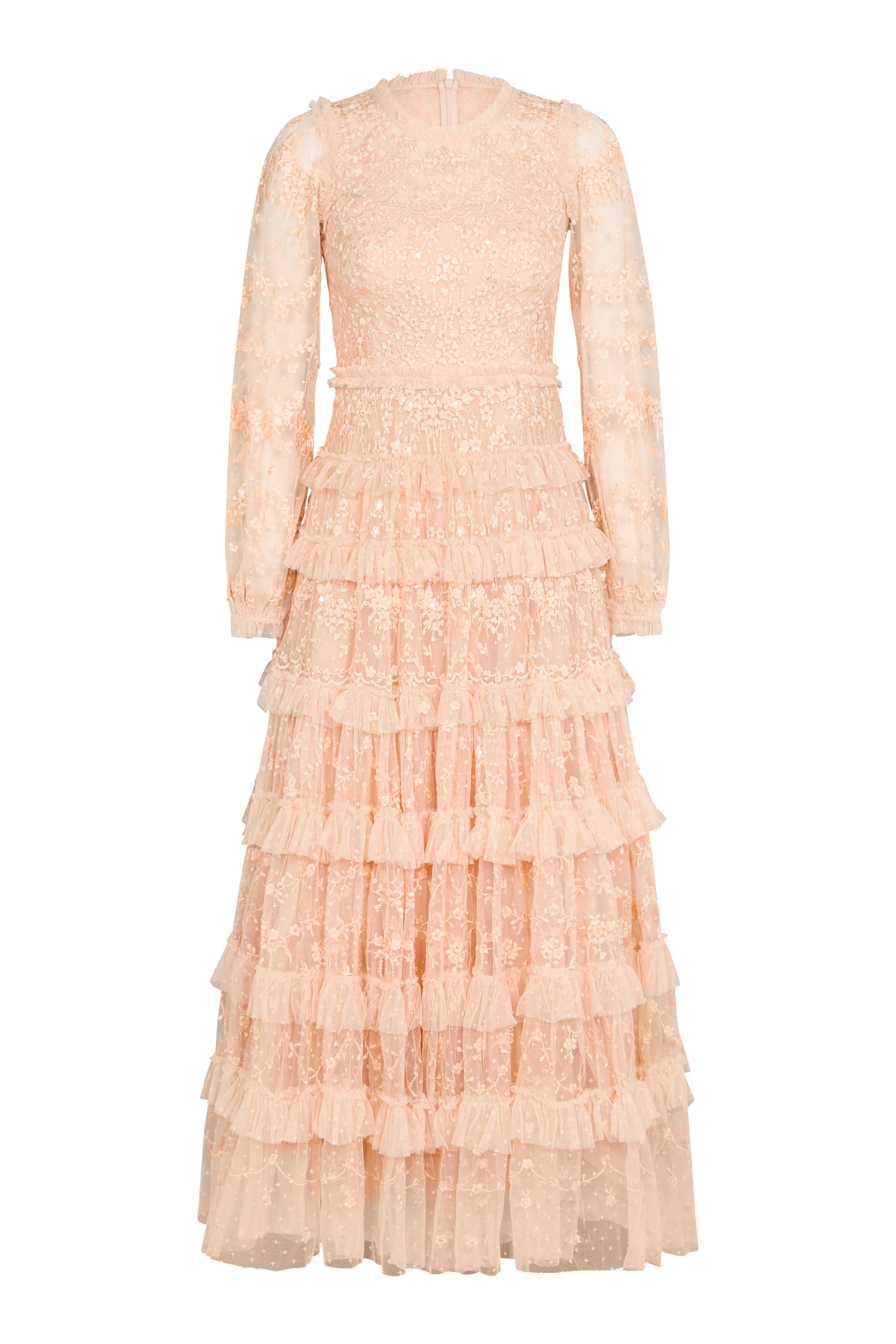 Blossom Lace Ankle Gown