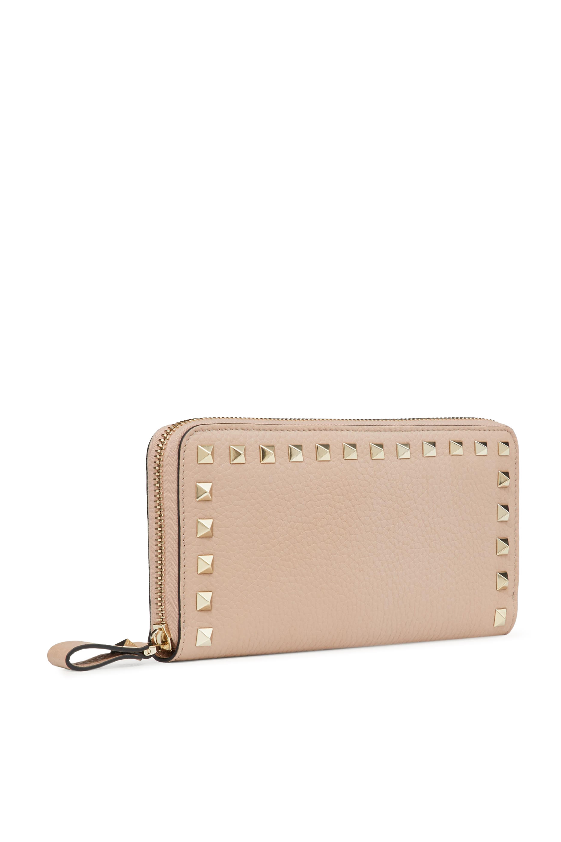 Valentino Garavani Rockstud Zippered Wallet