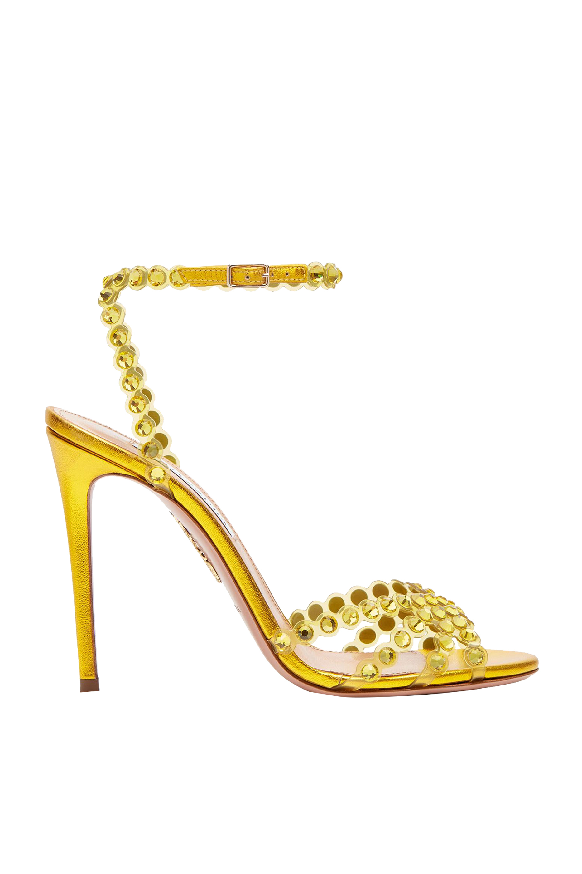 Buy Aquazzura Tequila 105 Embellished Sandals for Womens | Bloomingdale ...