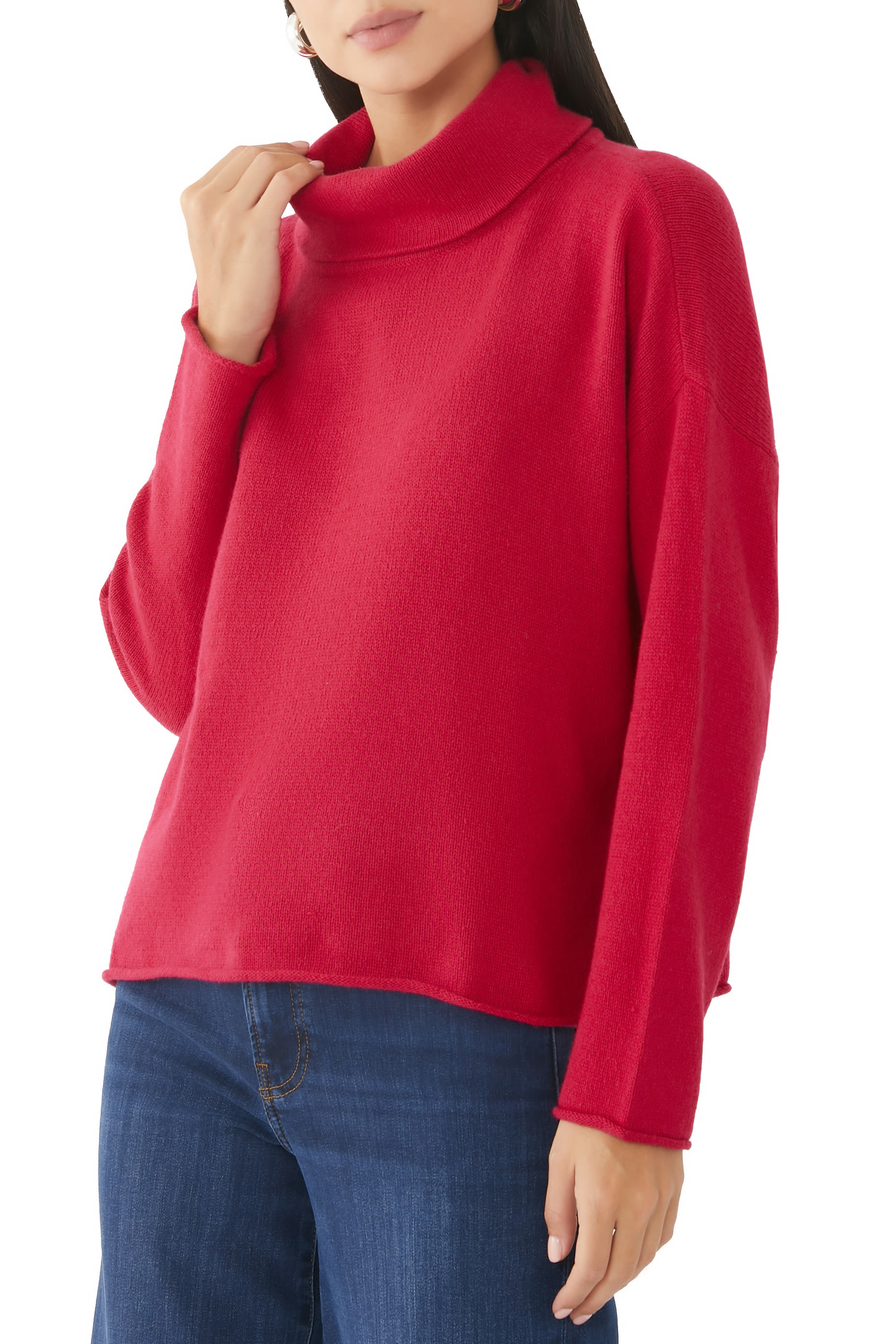 Turtle Neck Boxy Top