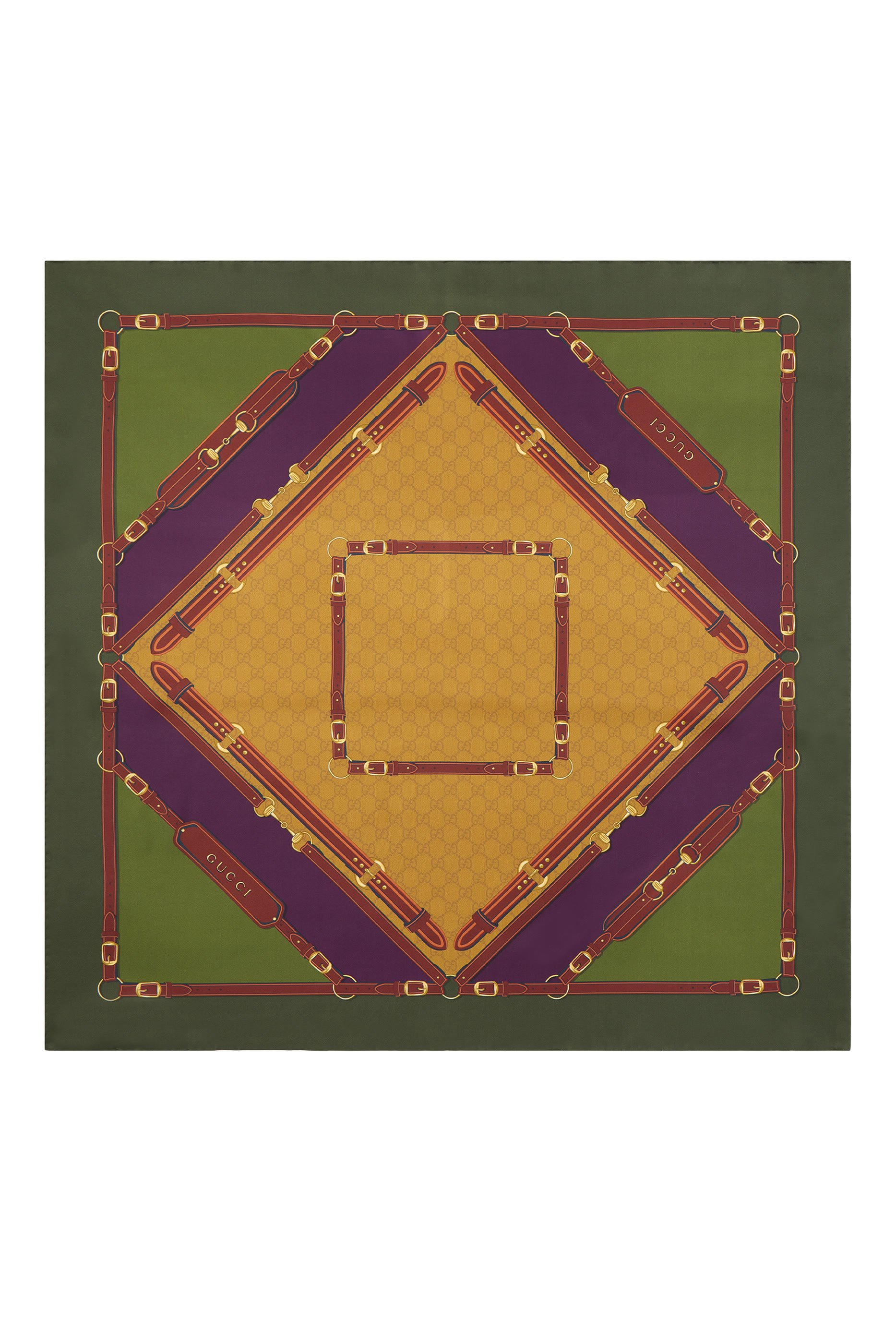  Printed Silk Twill Carré 