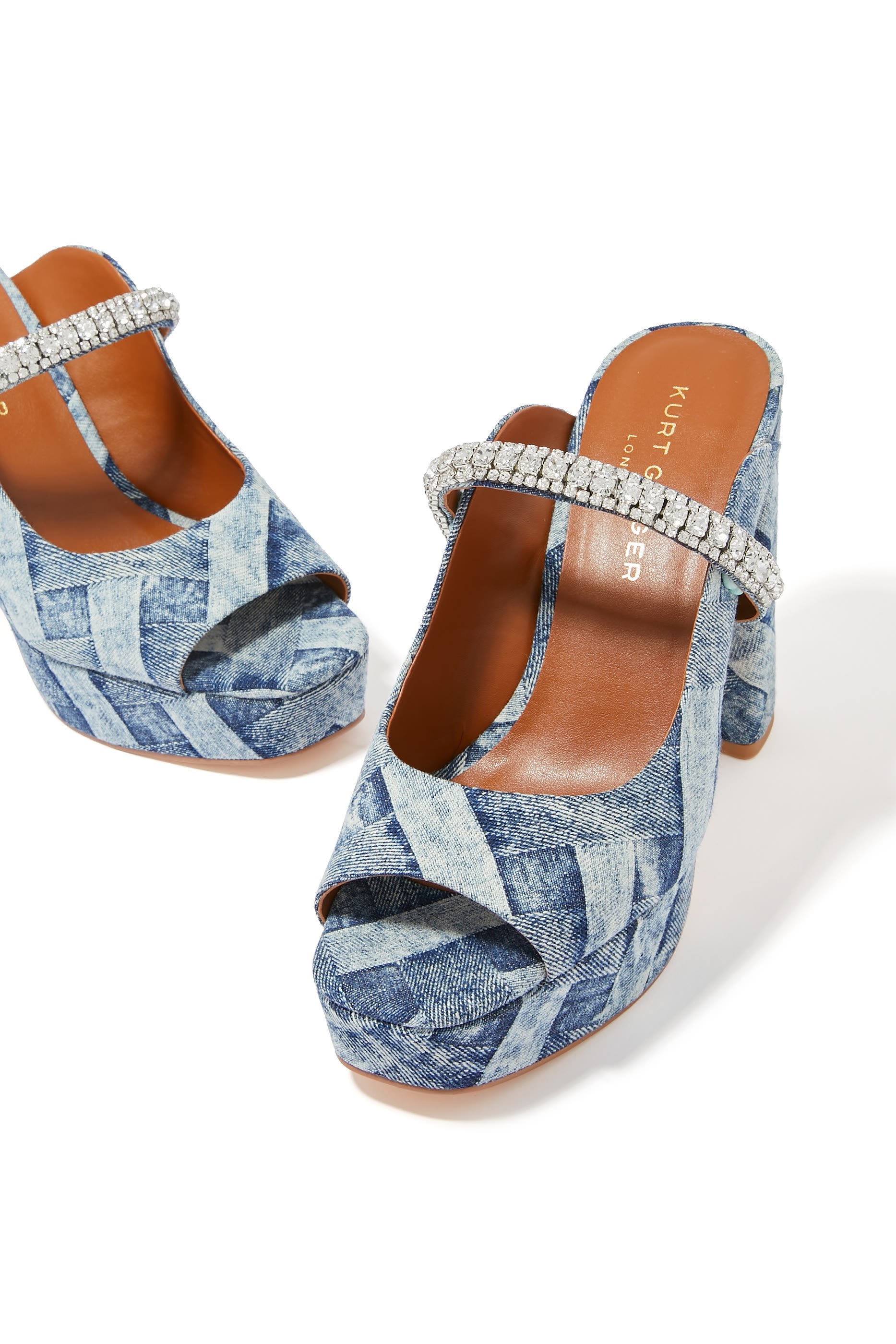 Duke Platform 114 Peep-Toe Sandals