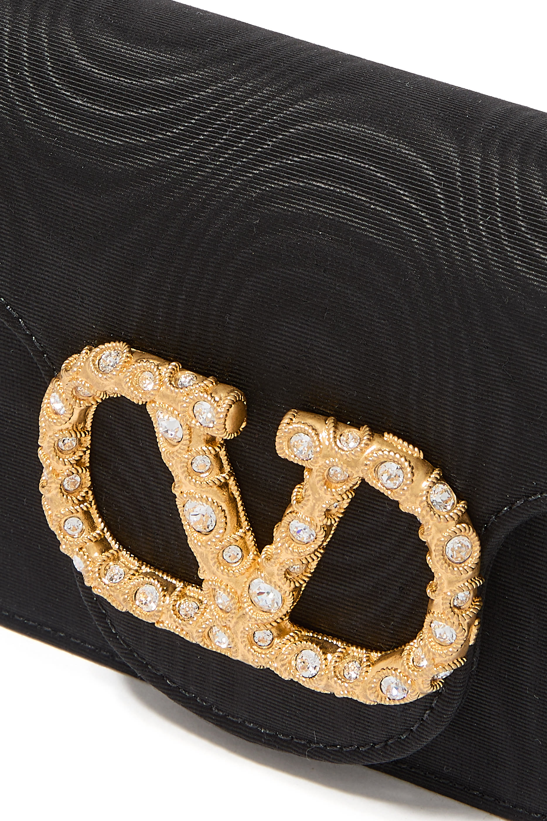 Loco Moiré Fabric Clutch