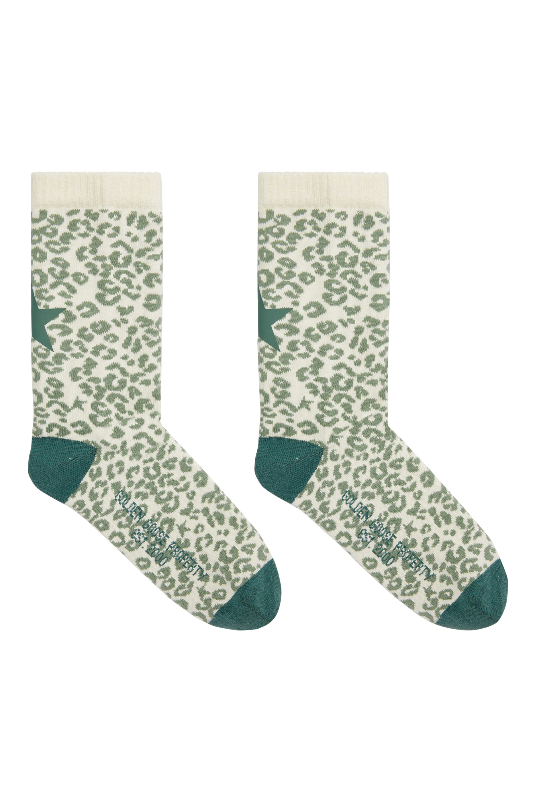 Animal Print Star Socks