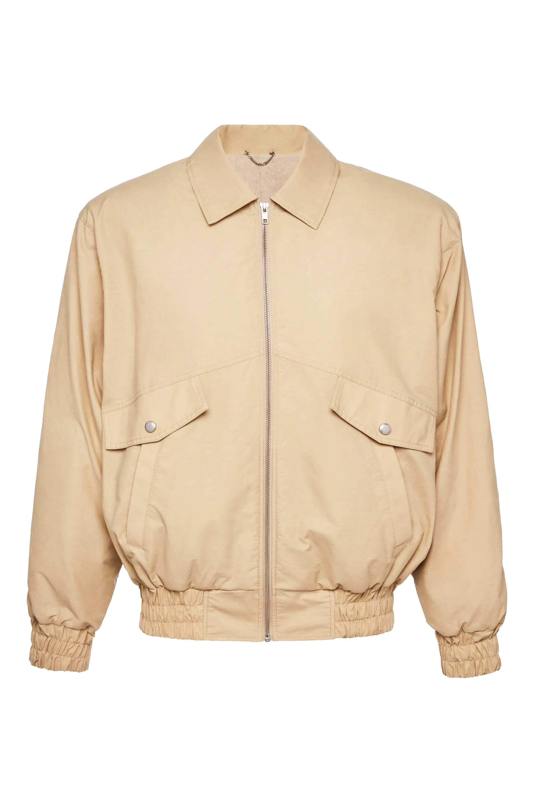 Oversized Technical Cotton Bomber Jacket
