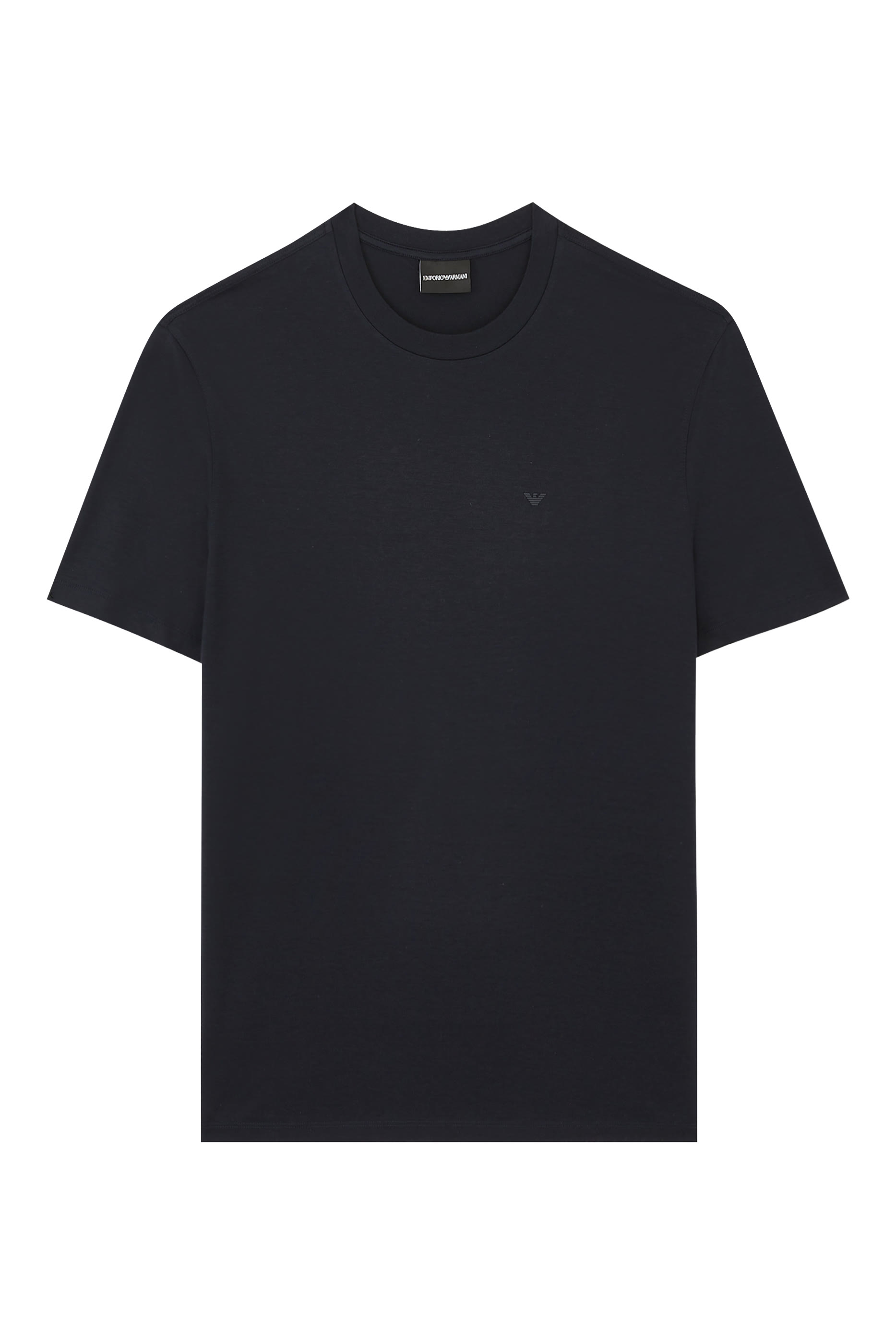 Plain Cotton-Lyocell T-Shirt
