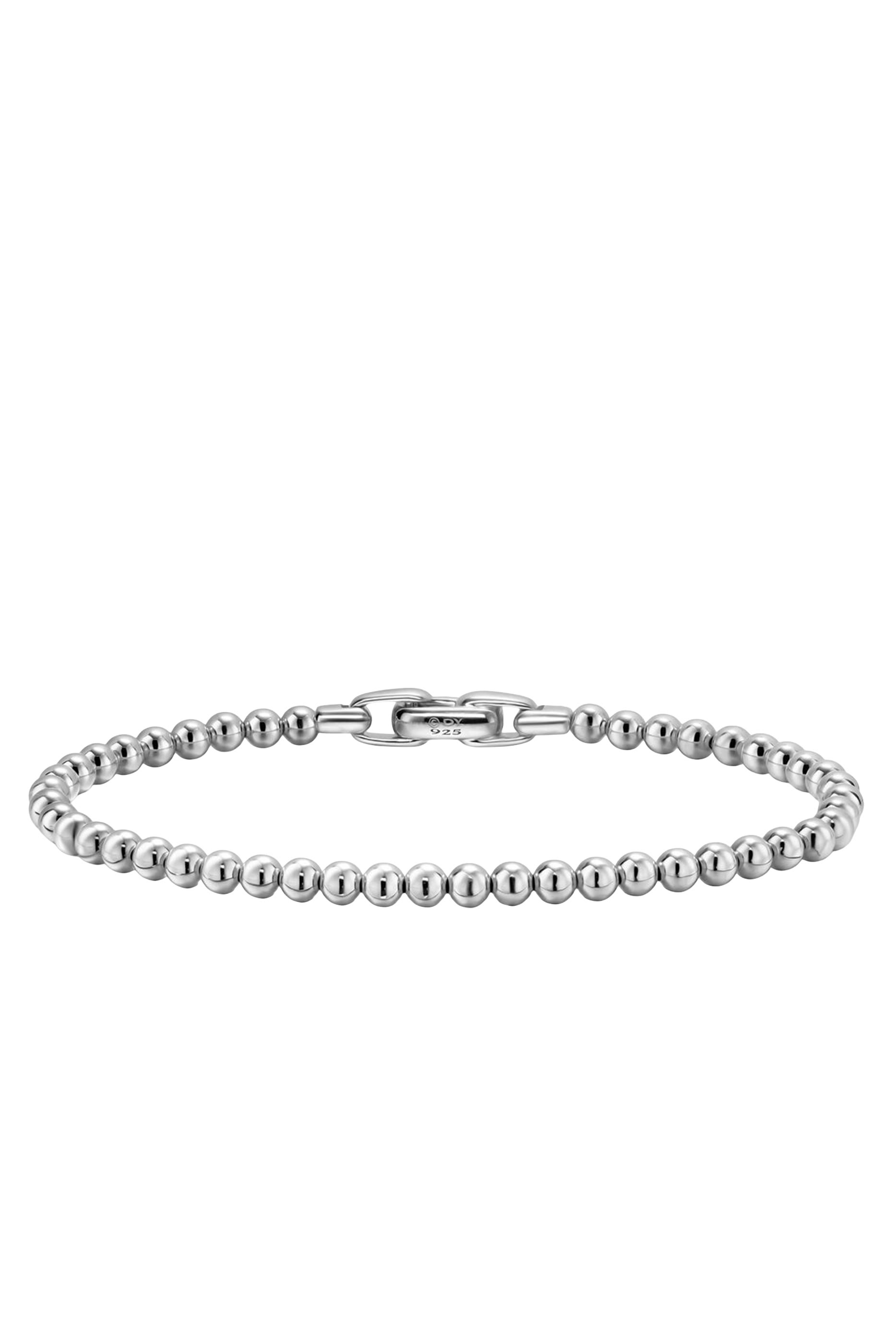  Spiritual Beaded Bracelet, Sterling Silver