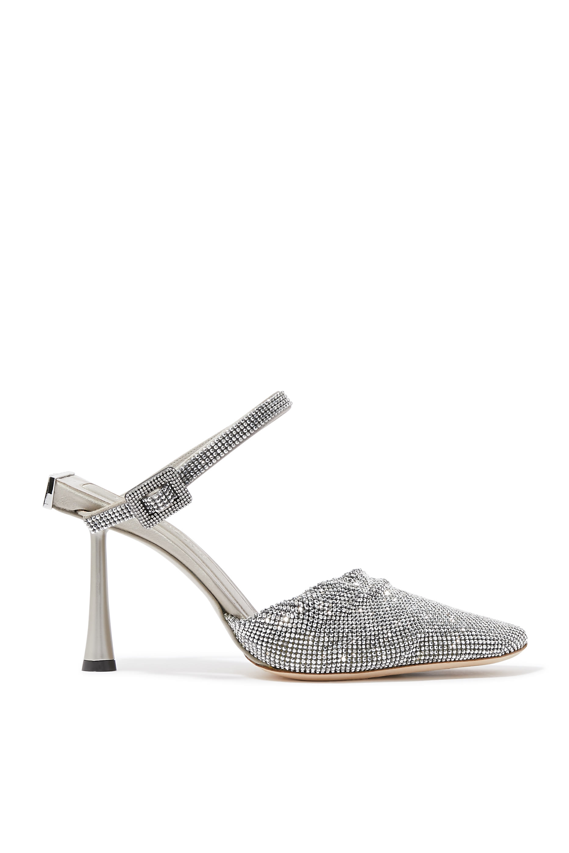Elena Crystal Mesh 95 Mules