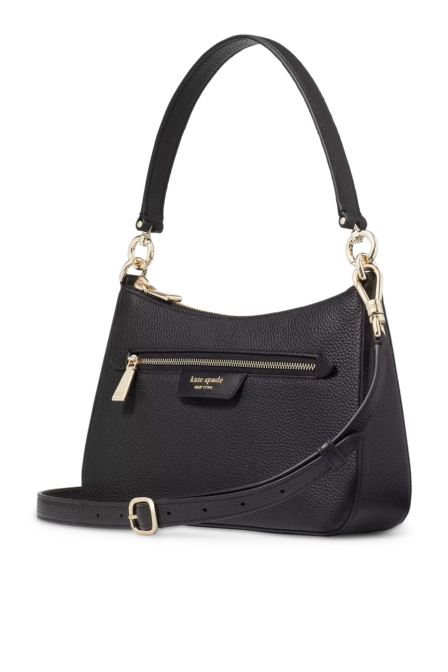 Hudson Pebbled Leather Convertible Crossbody Bag