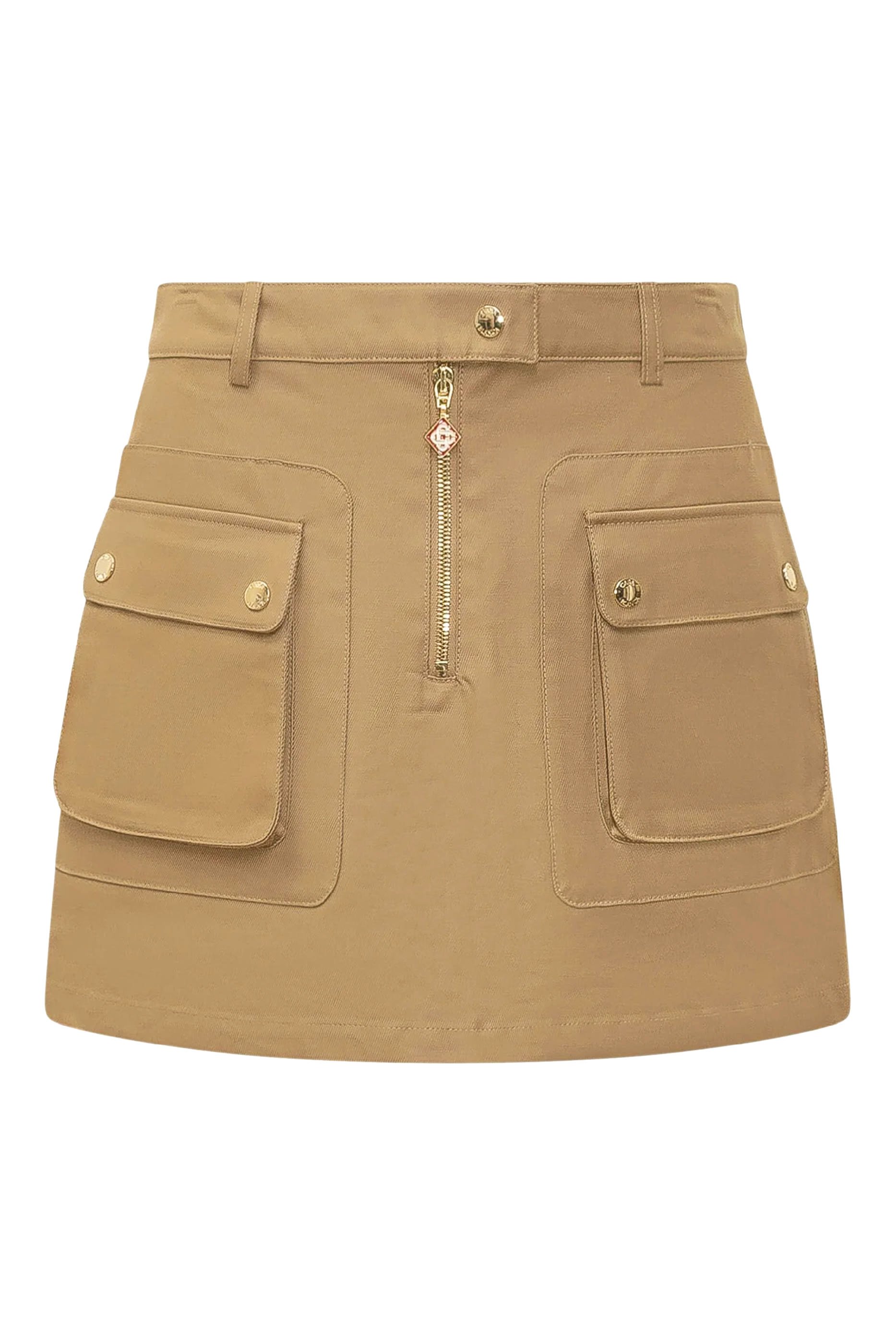  Cotton Pocket Mini Skirt