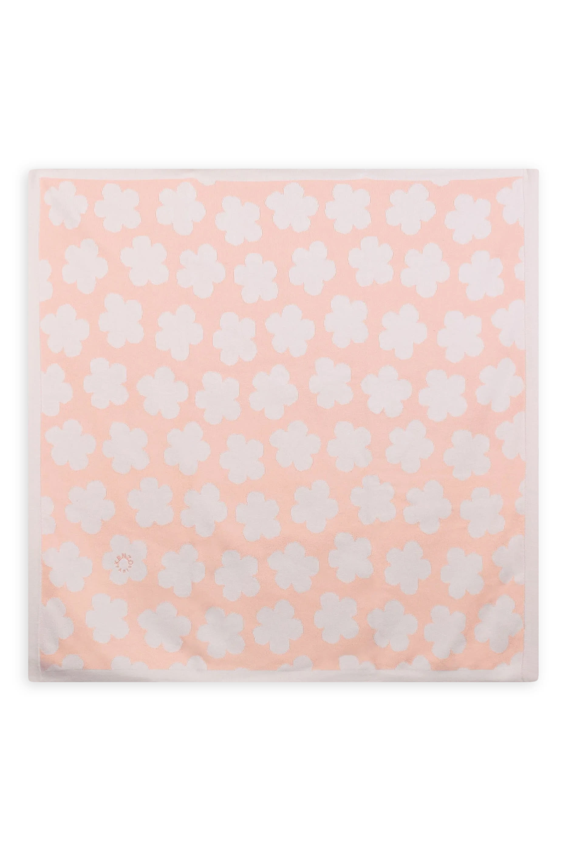 Kids Floral-Jacquard Square Blanket