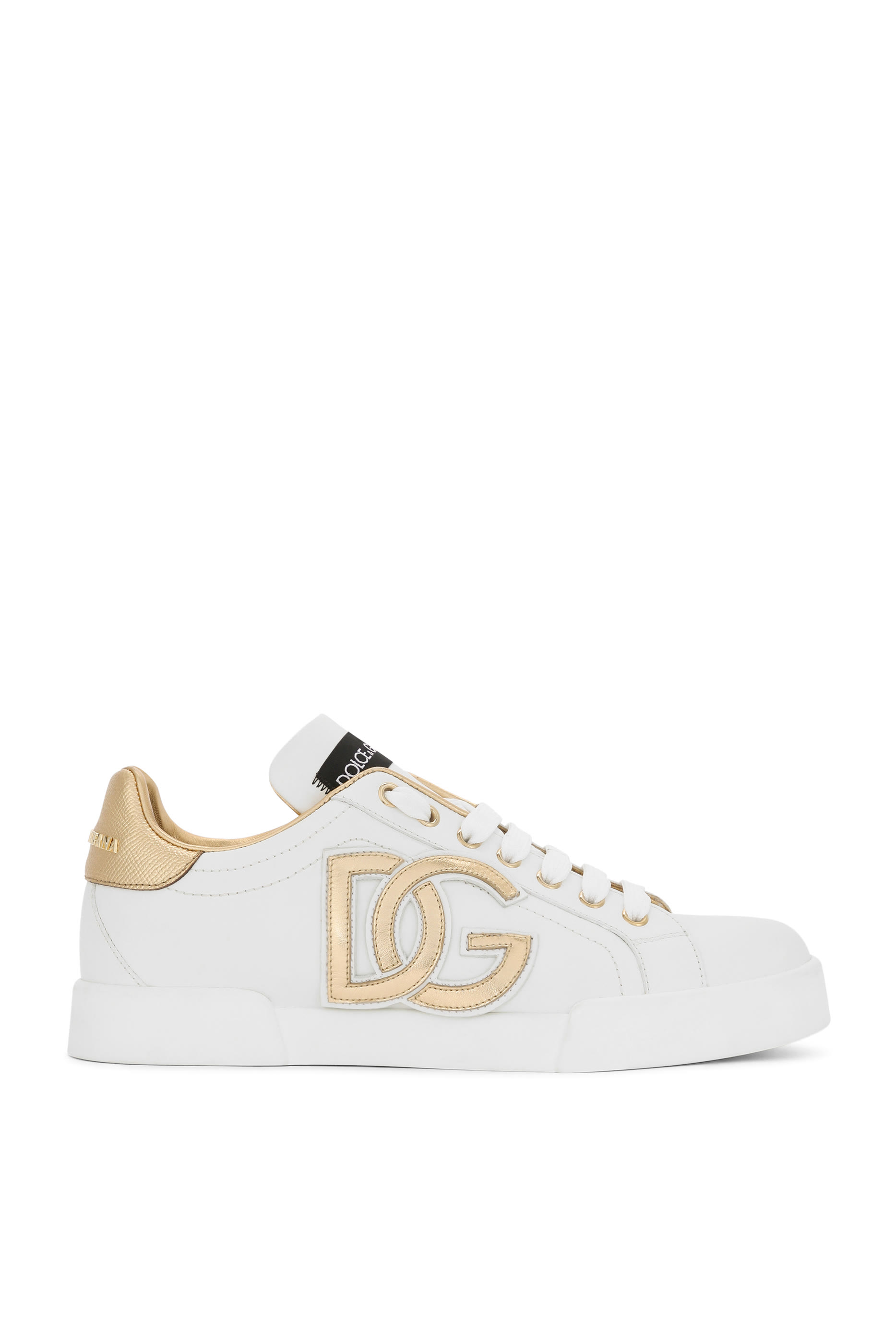 Calfskin Portofino Sneakers with DG Logo