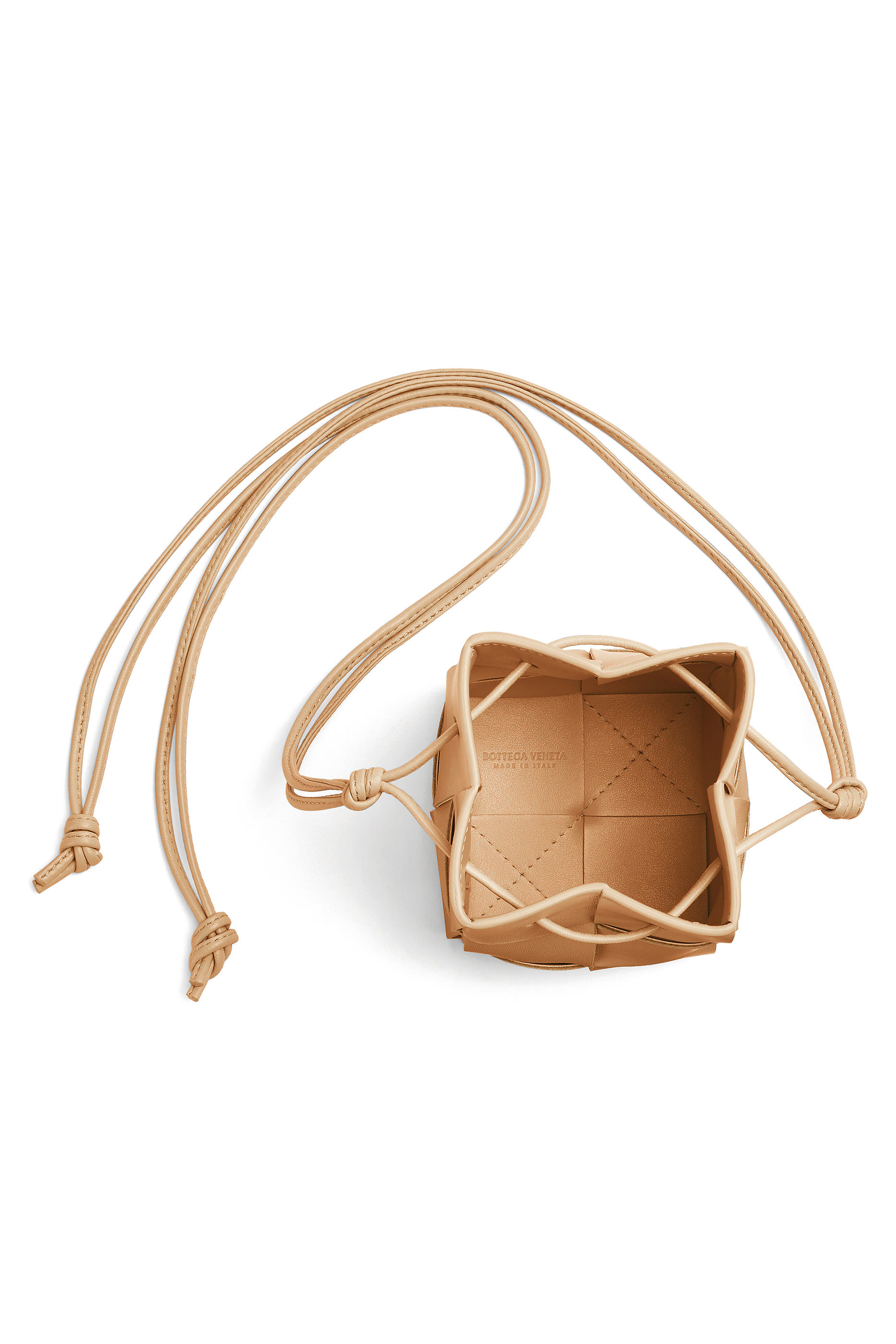 Mini Cassette Cross-Body Bucket Bag