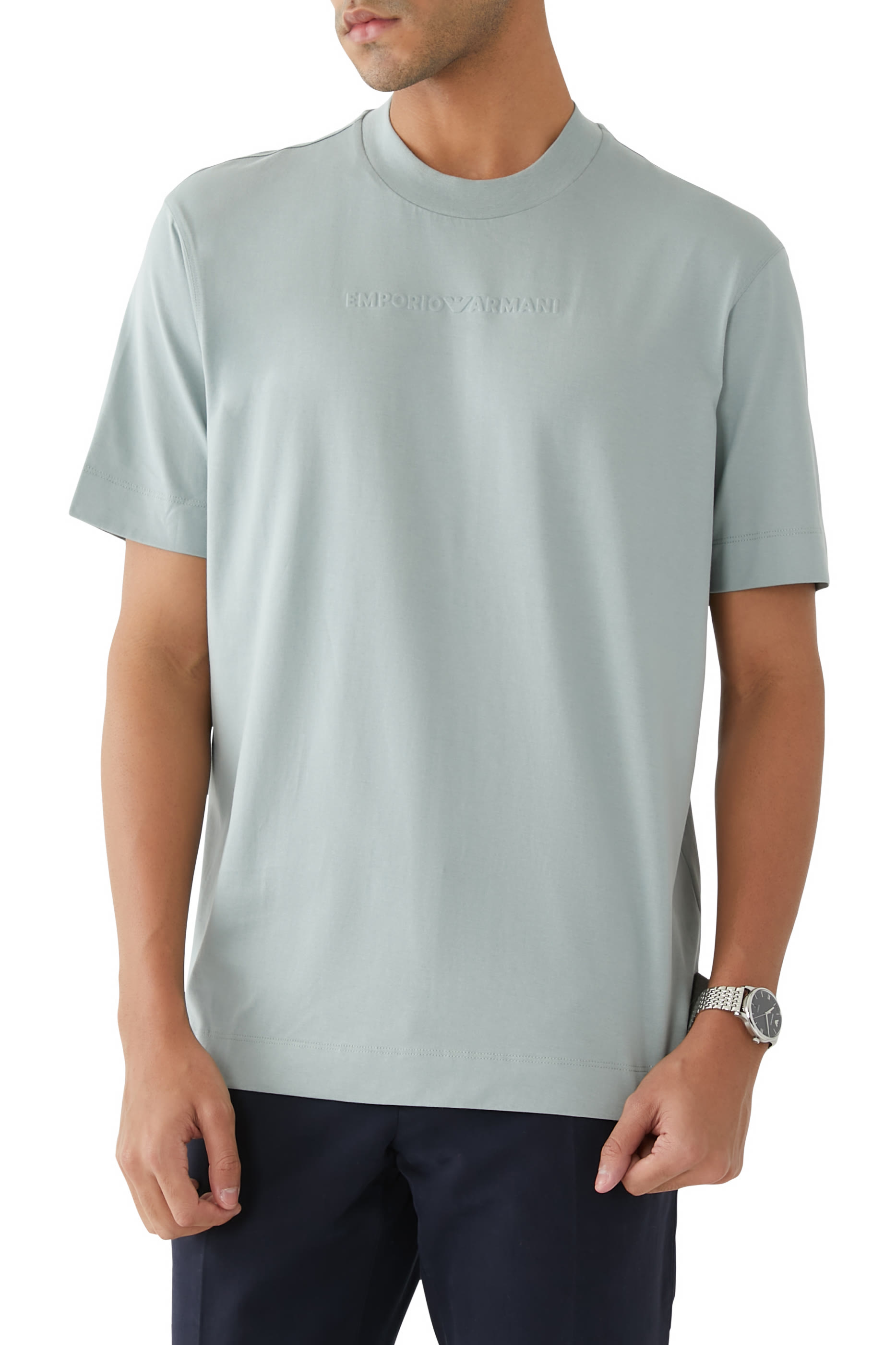 Micro EA Text Logo T-Shirt