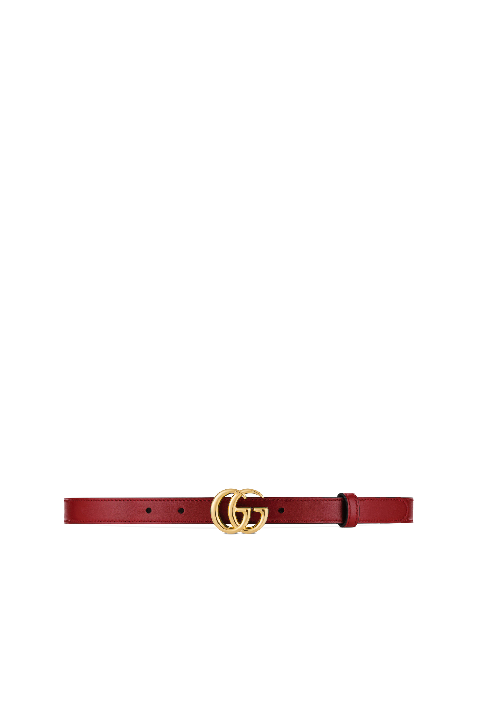 GG Marmont Slim Leather Belt