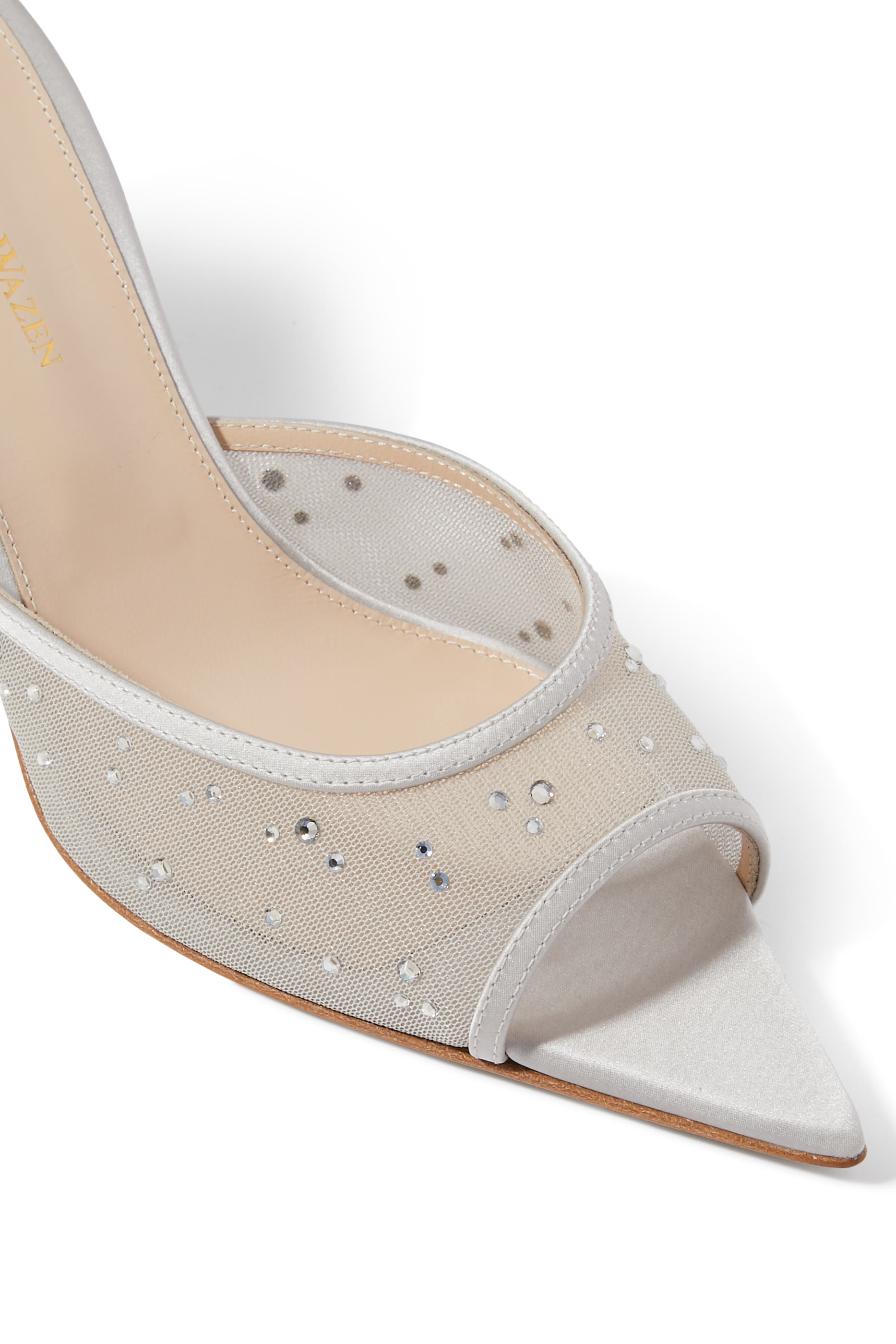 Lisa 75 Mesh Glitz Mules