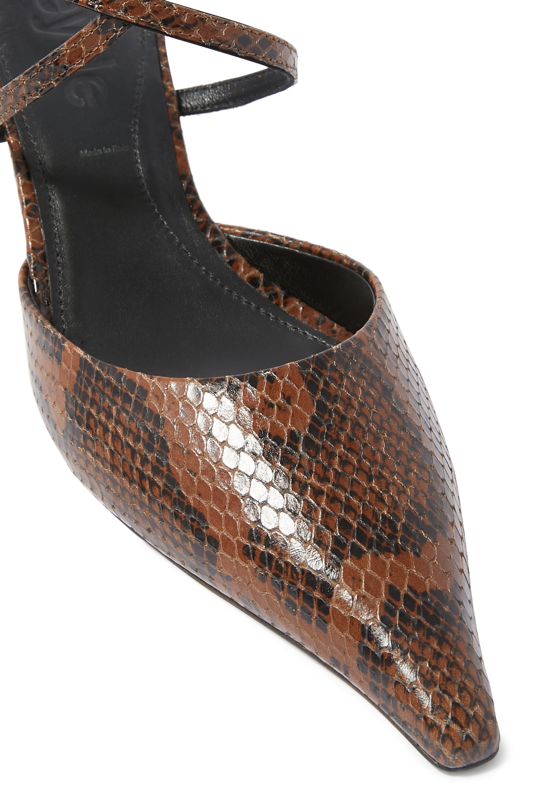 Salome Leather Stiletto Pumps