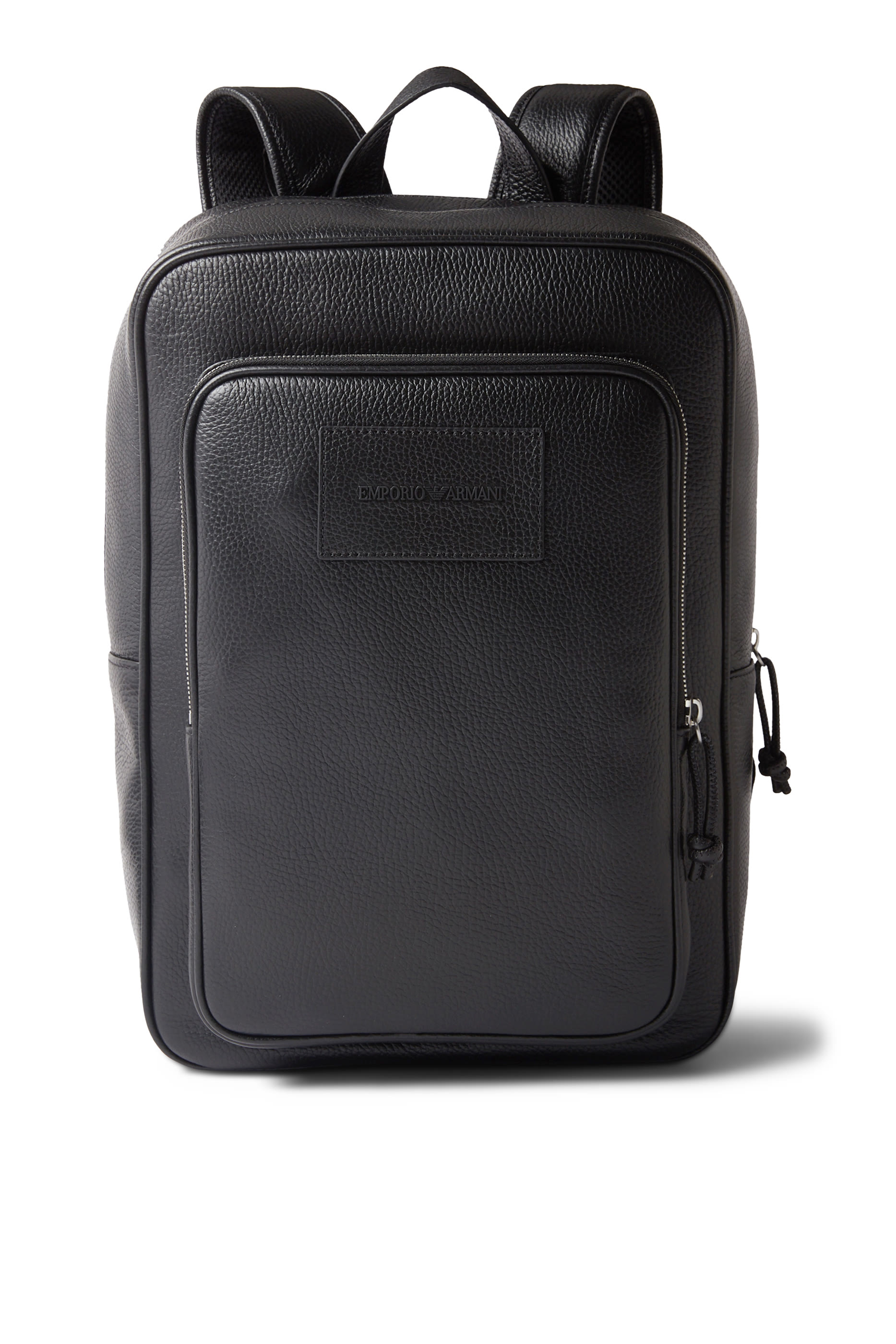 Tumbled-Leather Backpack