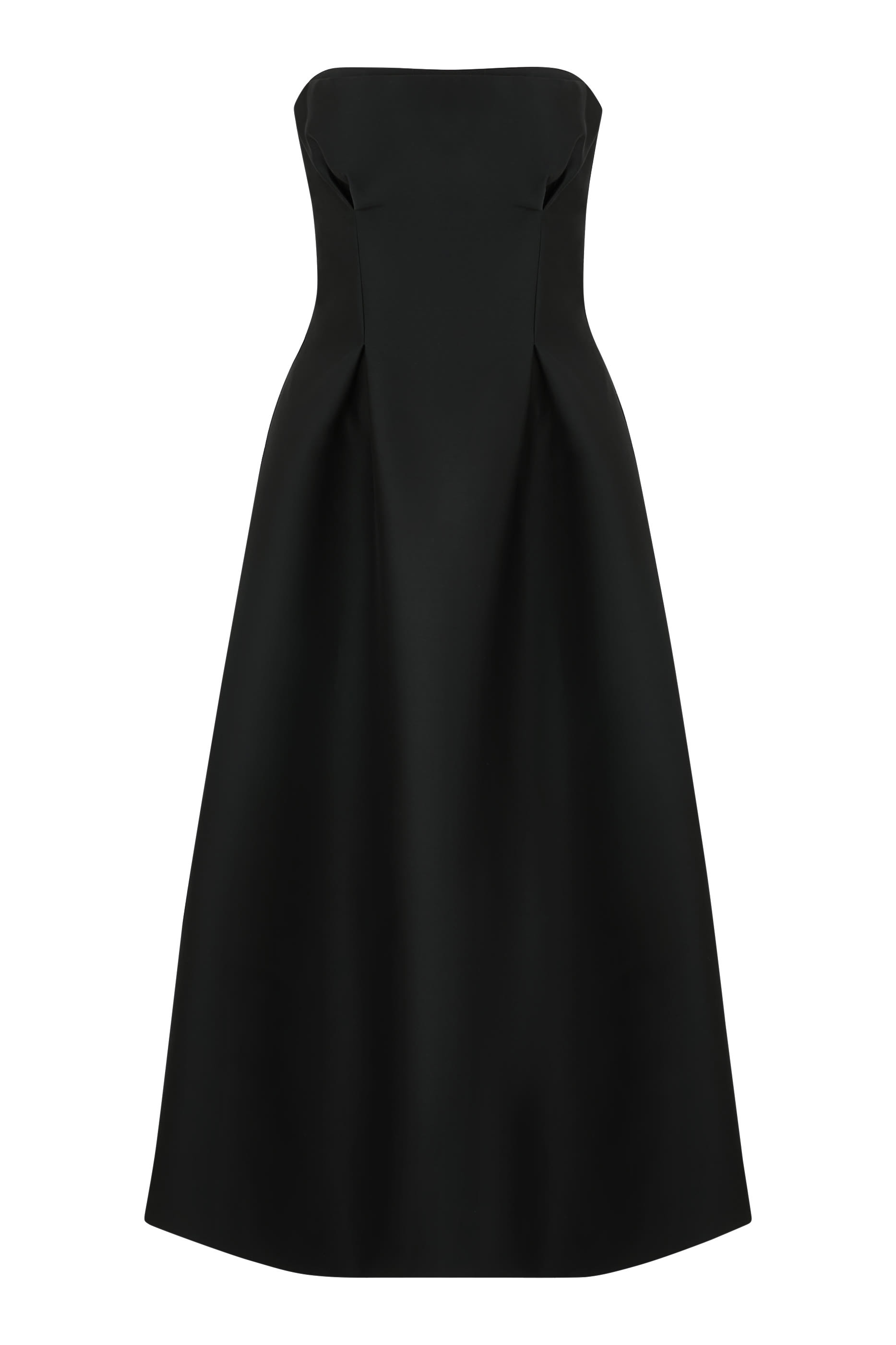 Silk Wool Noir Dress