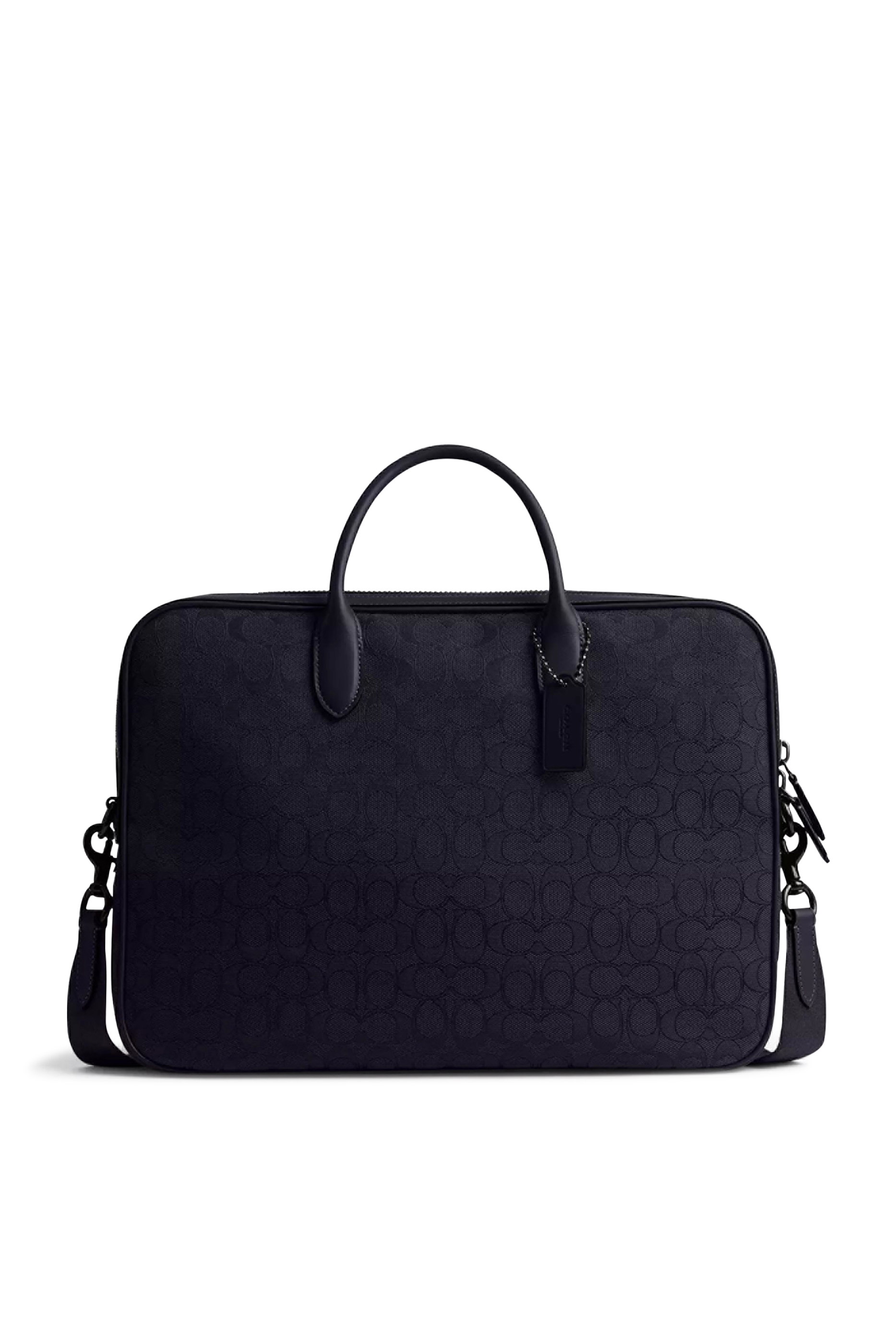 Theo Work Bag In Signature Jacquard