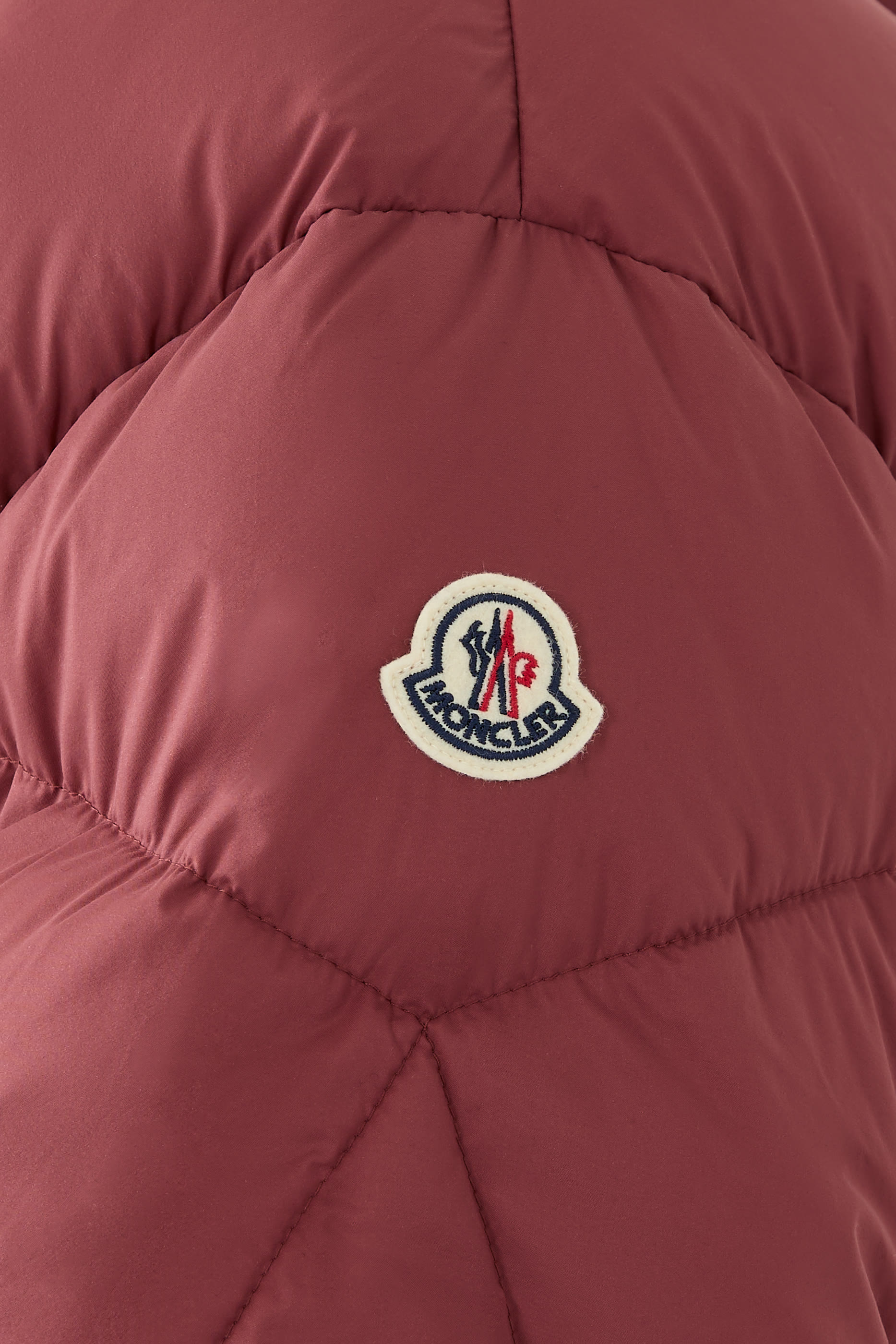 Vardar Graphic-Quilted Short Down Jacket