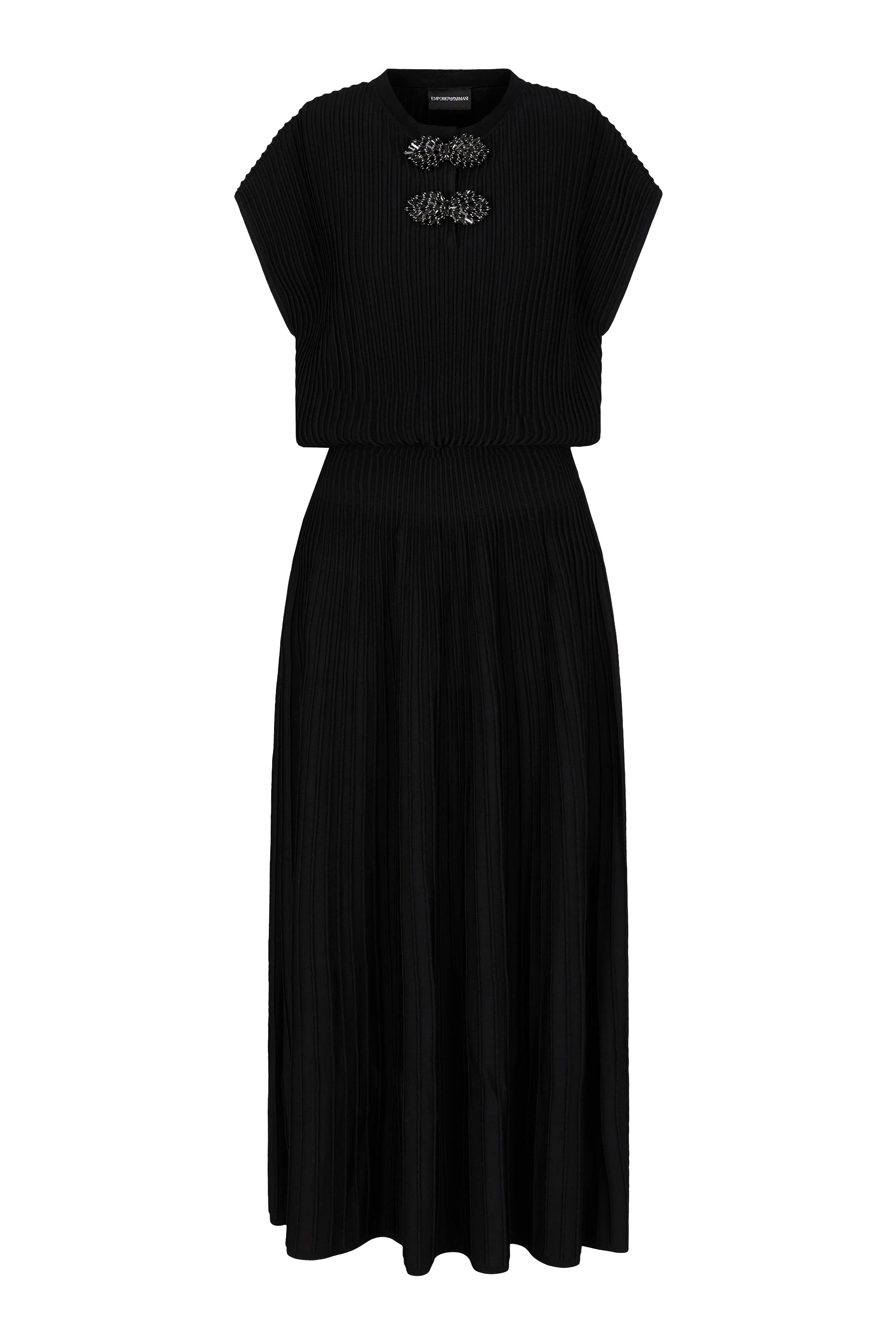 Ottoman Long Dress with Jewel Details