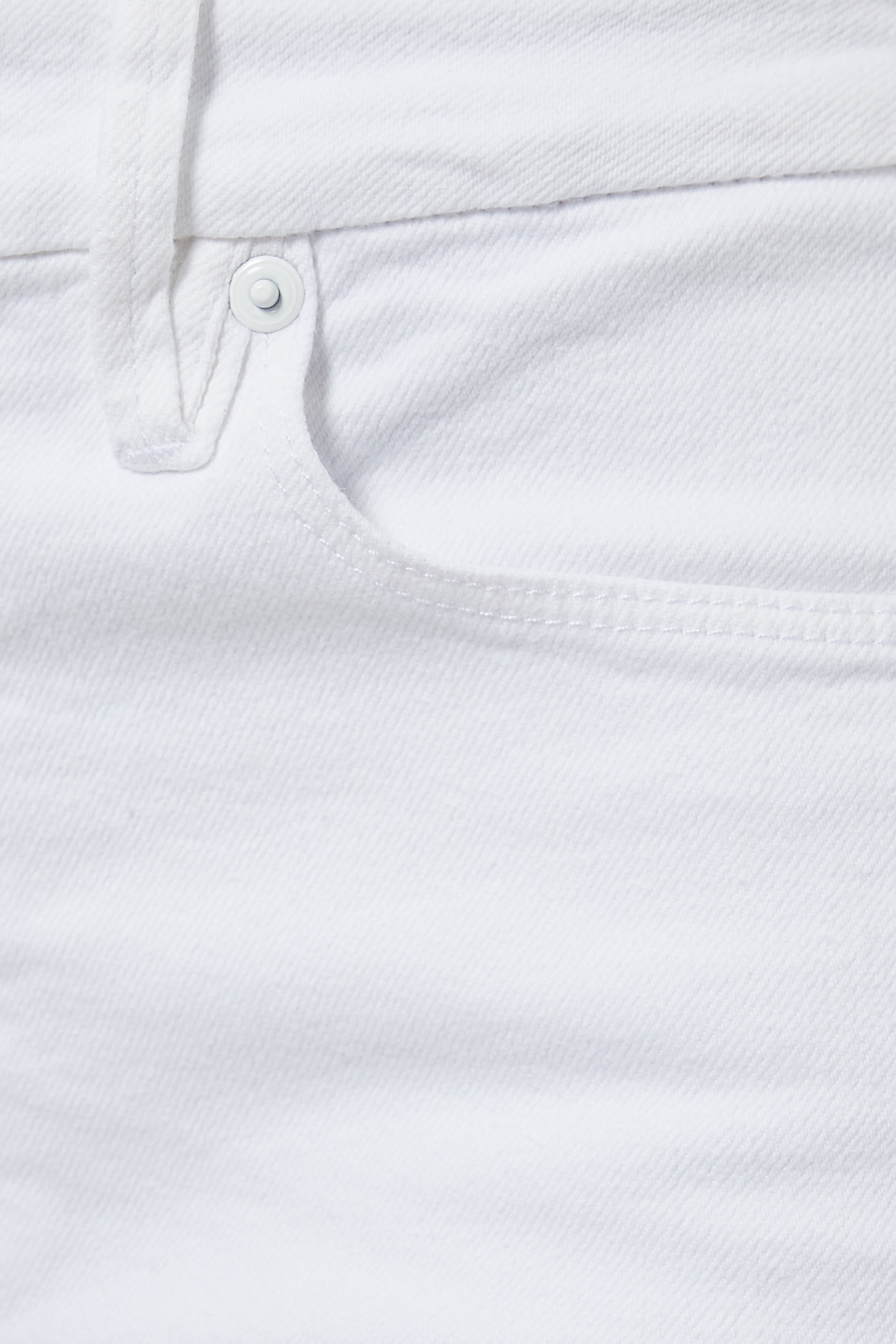 Straight Raw Hem Jeans