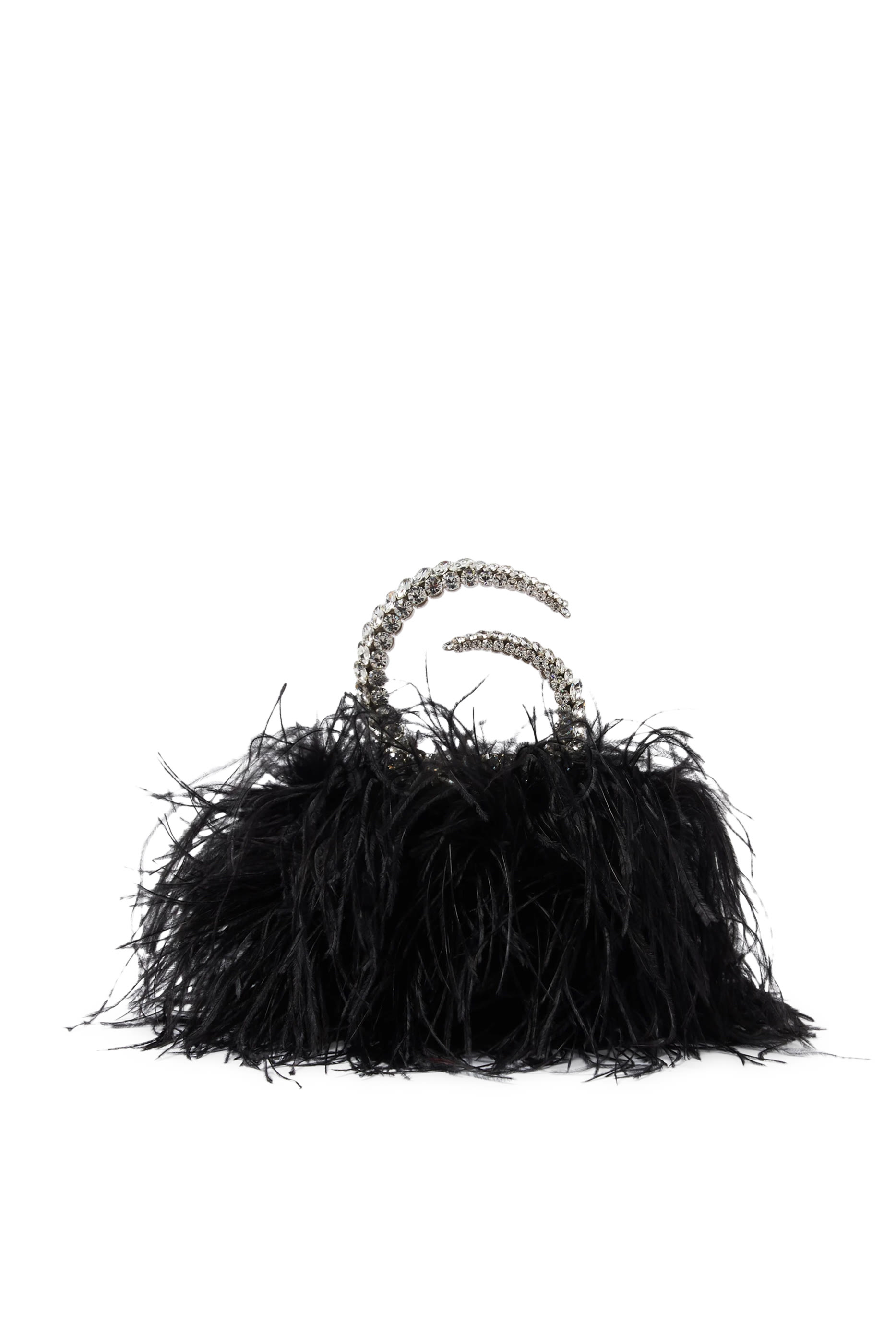 Karma Feather Clutch Bag