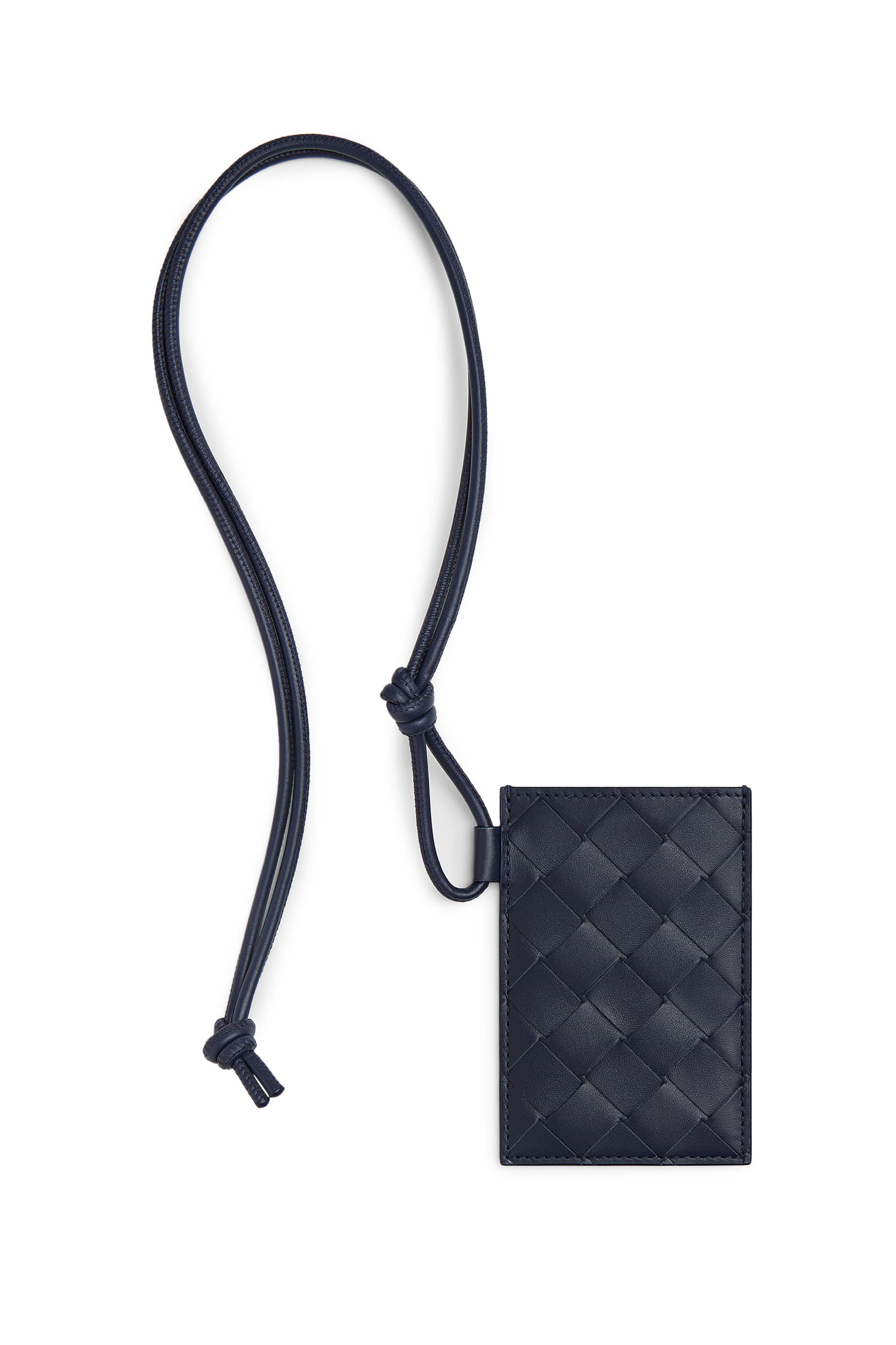 Intrecciato Badge Holder