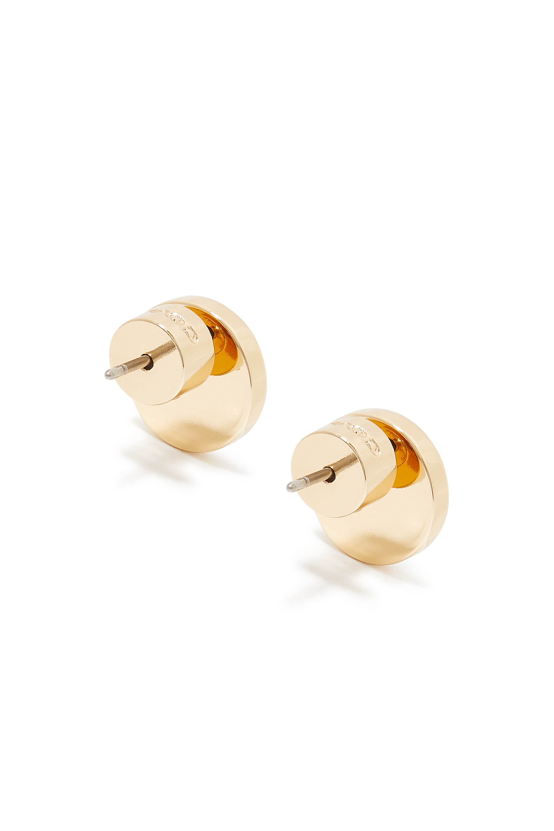 Disc Stud Earrings