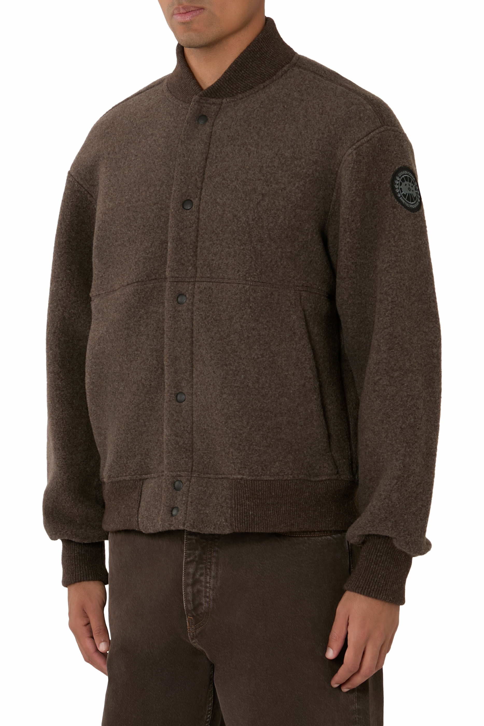  Hudson Fleece Bomber Jacket