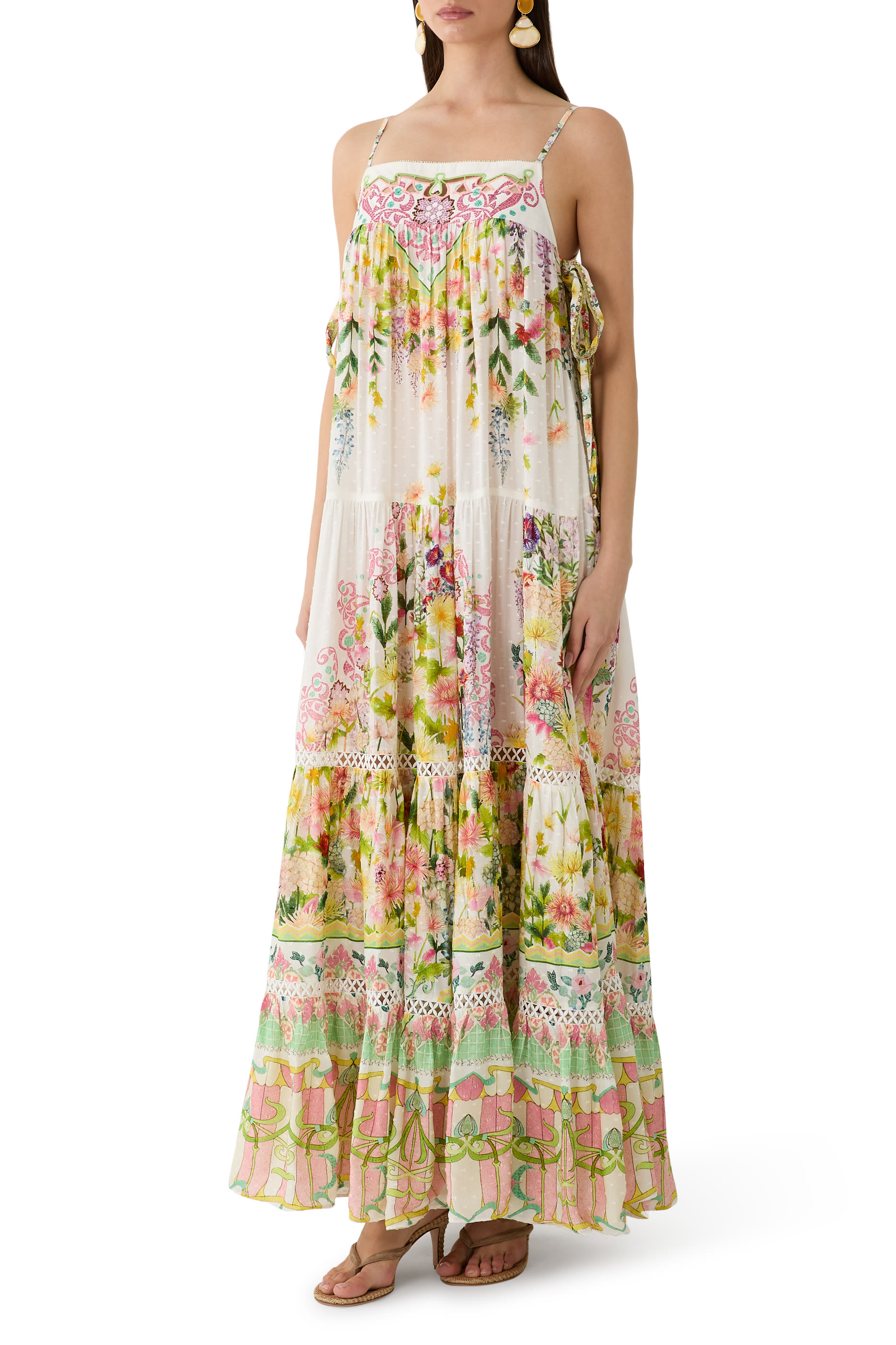 Long-Tiered Bow-Tie Dress